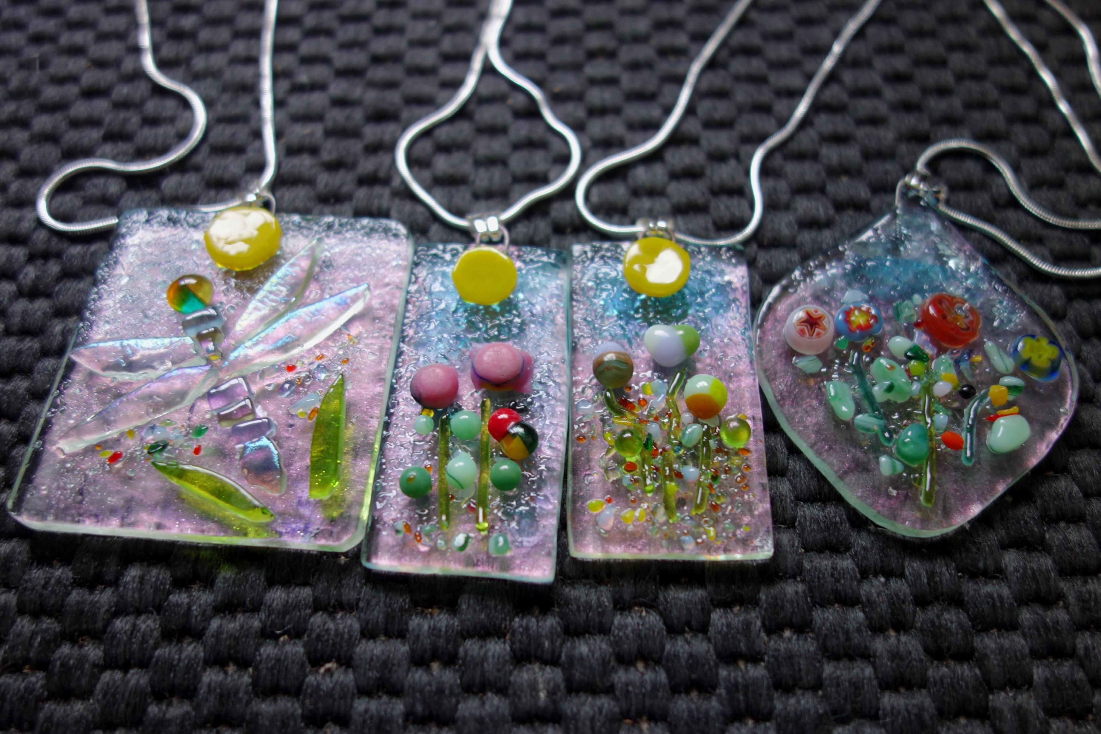 SUSPENDED : Fused Glass Relief (deposit)