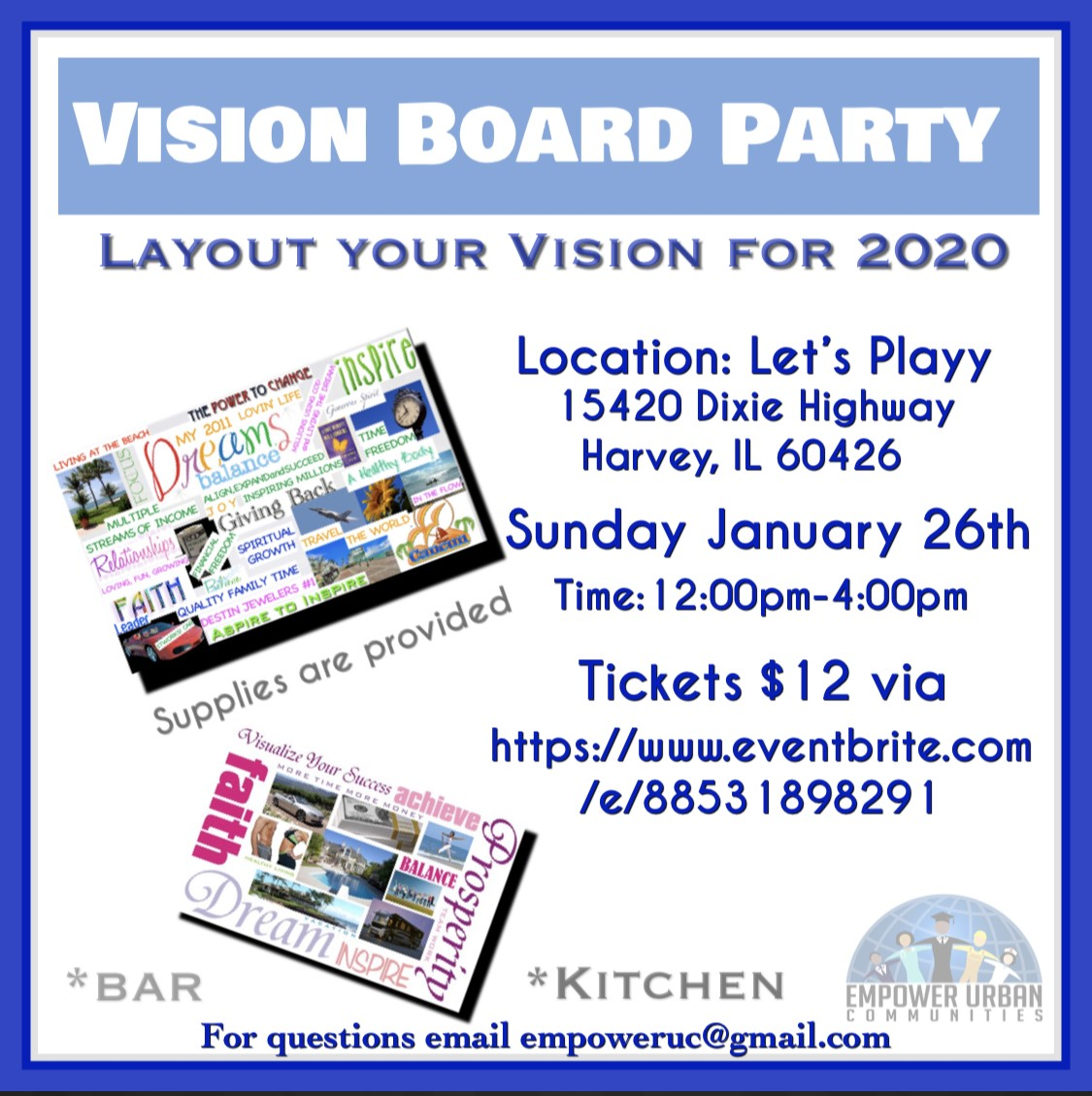 EmPower Vision Board Party (Unisex)