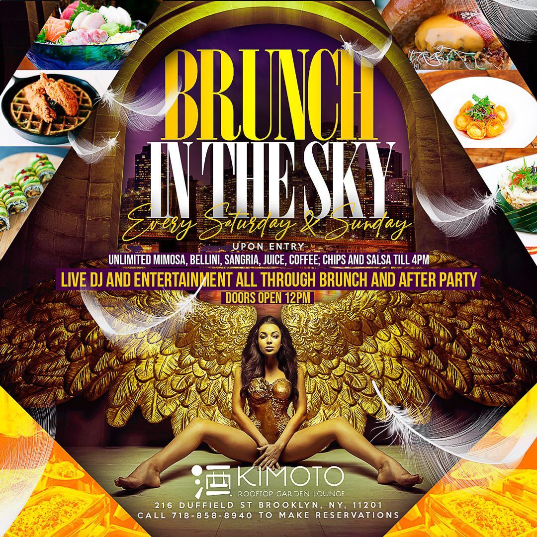 BRUNCH IN THE SKY AND ROOFTOP DAY PARTY - EVERY SATURDAY & SUNDAY