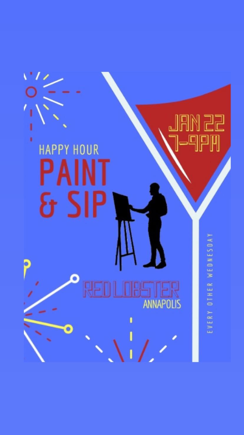 MD's hottest Happy Hour PAINT & SIP!