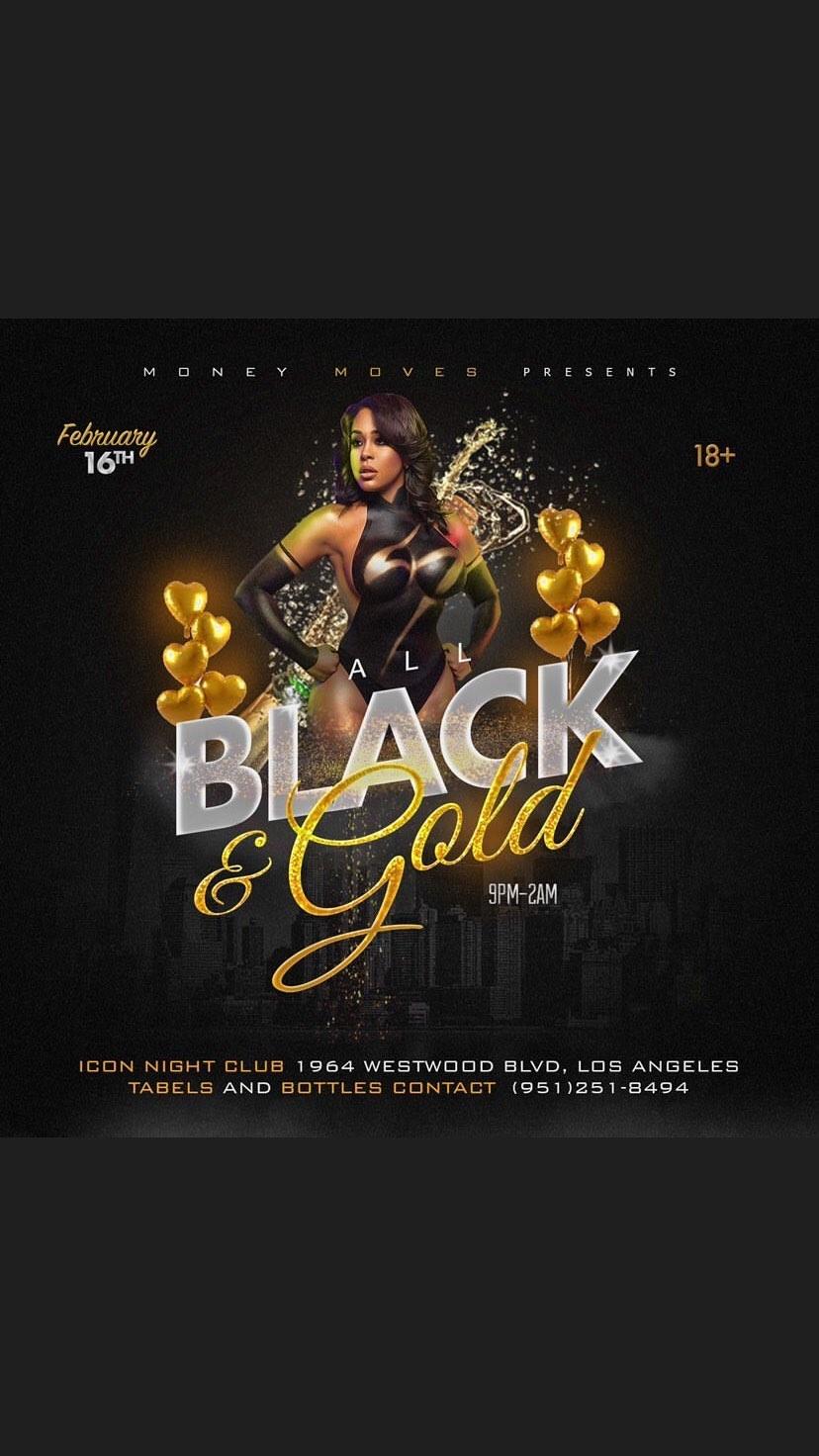 black & gold party