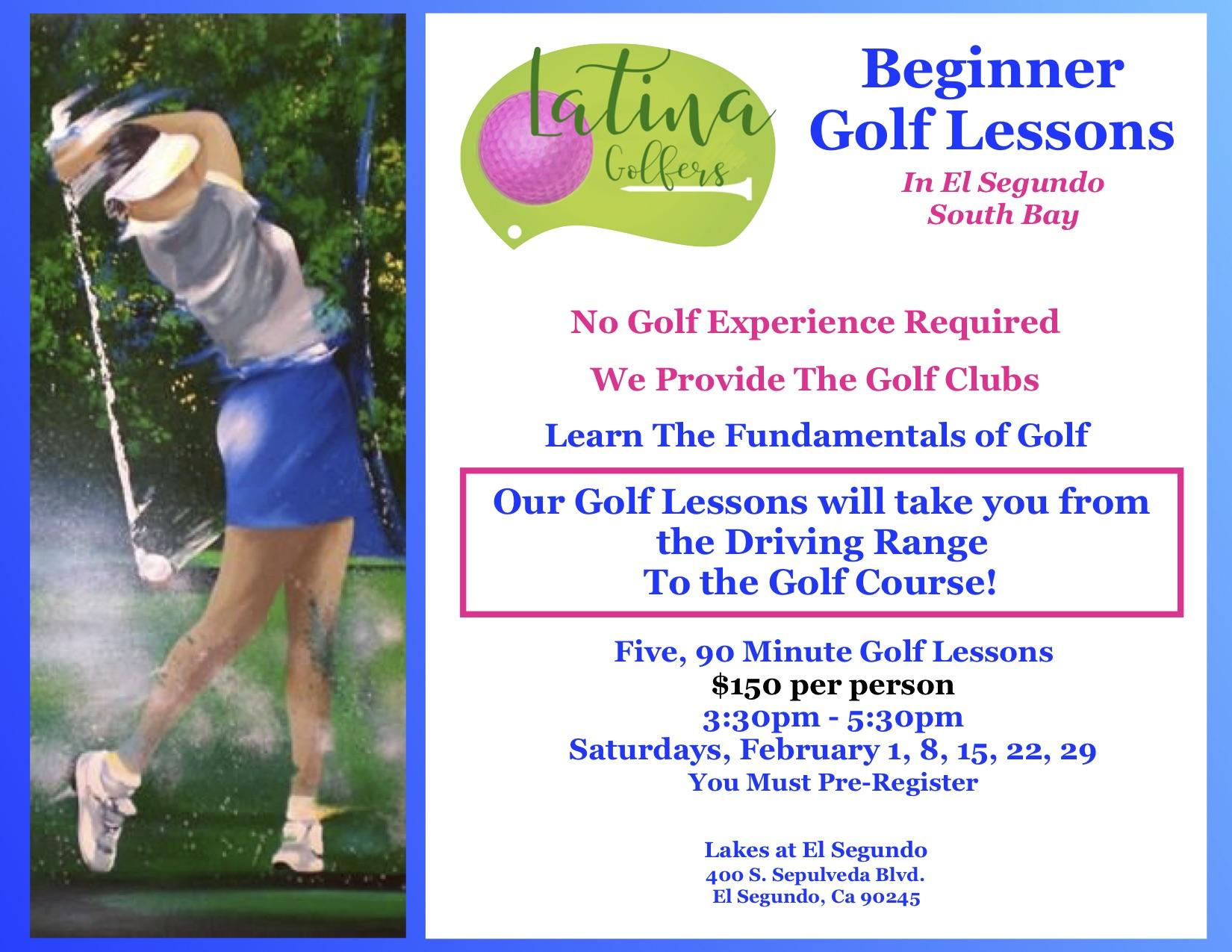 El Segundo 2020 Latina Golfers Beginner Golf Lessons 3:30pm