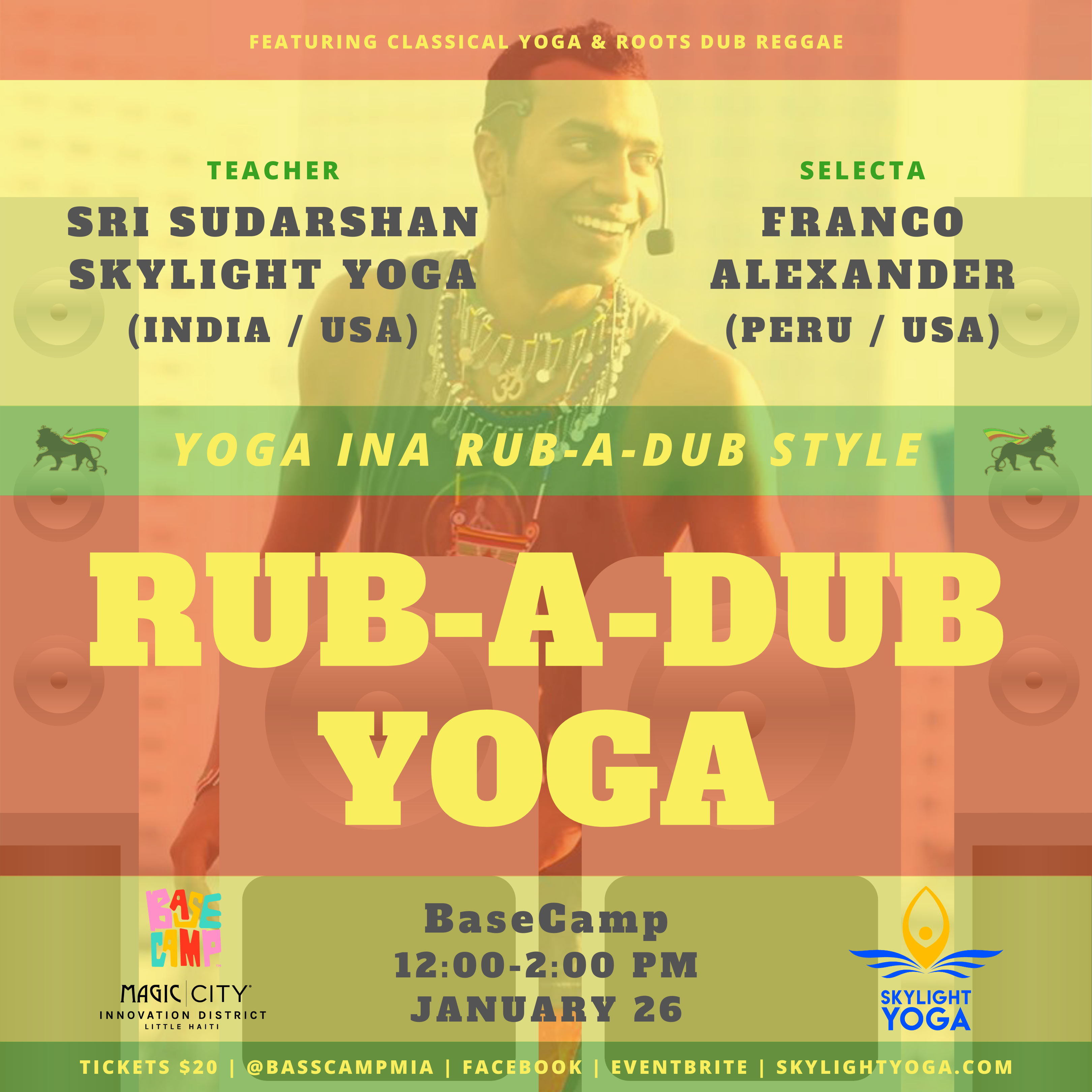 RUB-A-DUB Reggae Yoga with Skylight Yoga