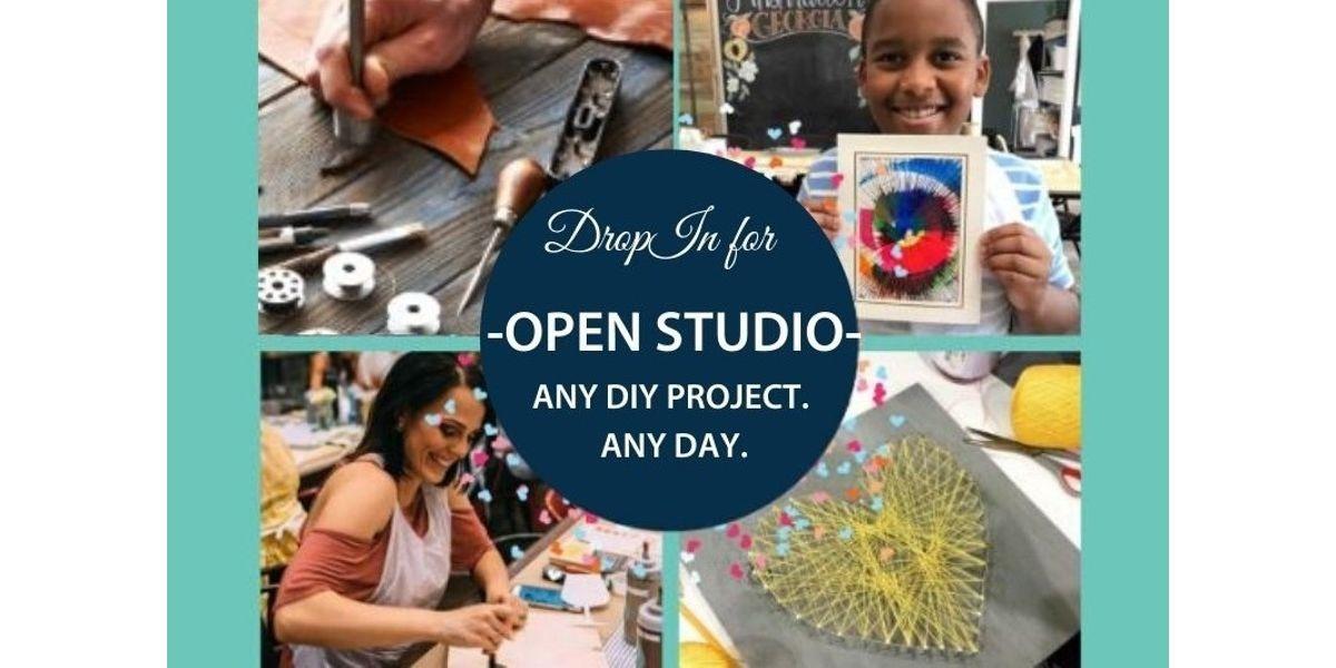 Open Studio- 50+ Options Daily -On Demand Crafting- (01-26-2020 starts at 10:00 AM)