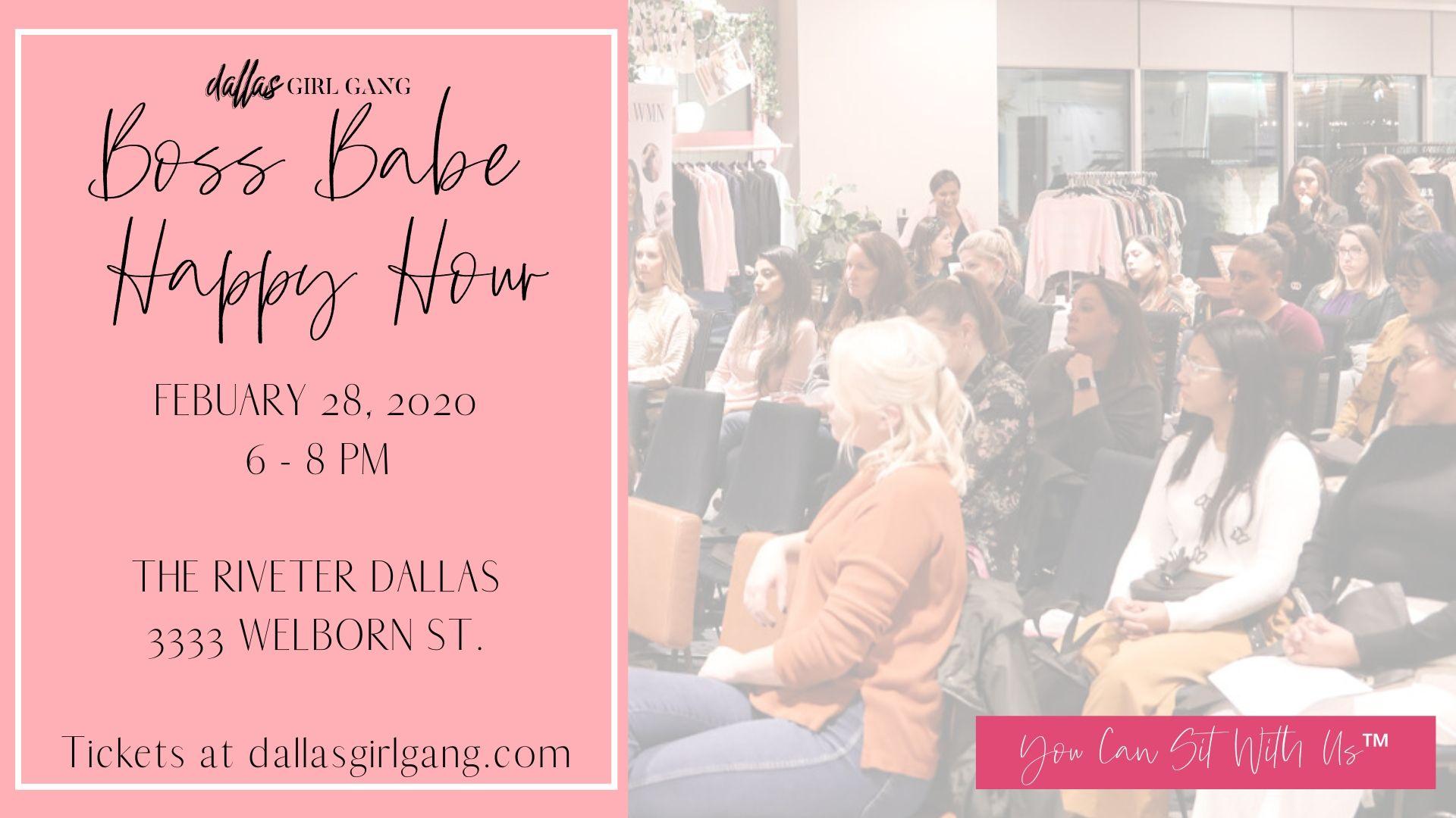Boss Babe Happy Hour - Come Together at The Riveter