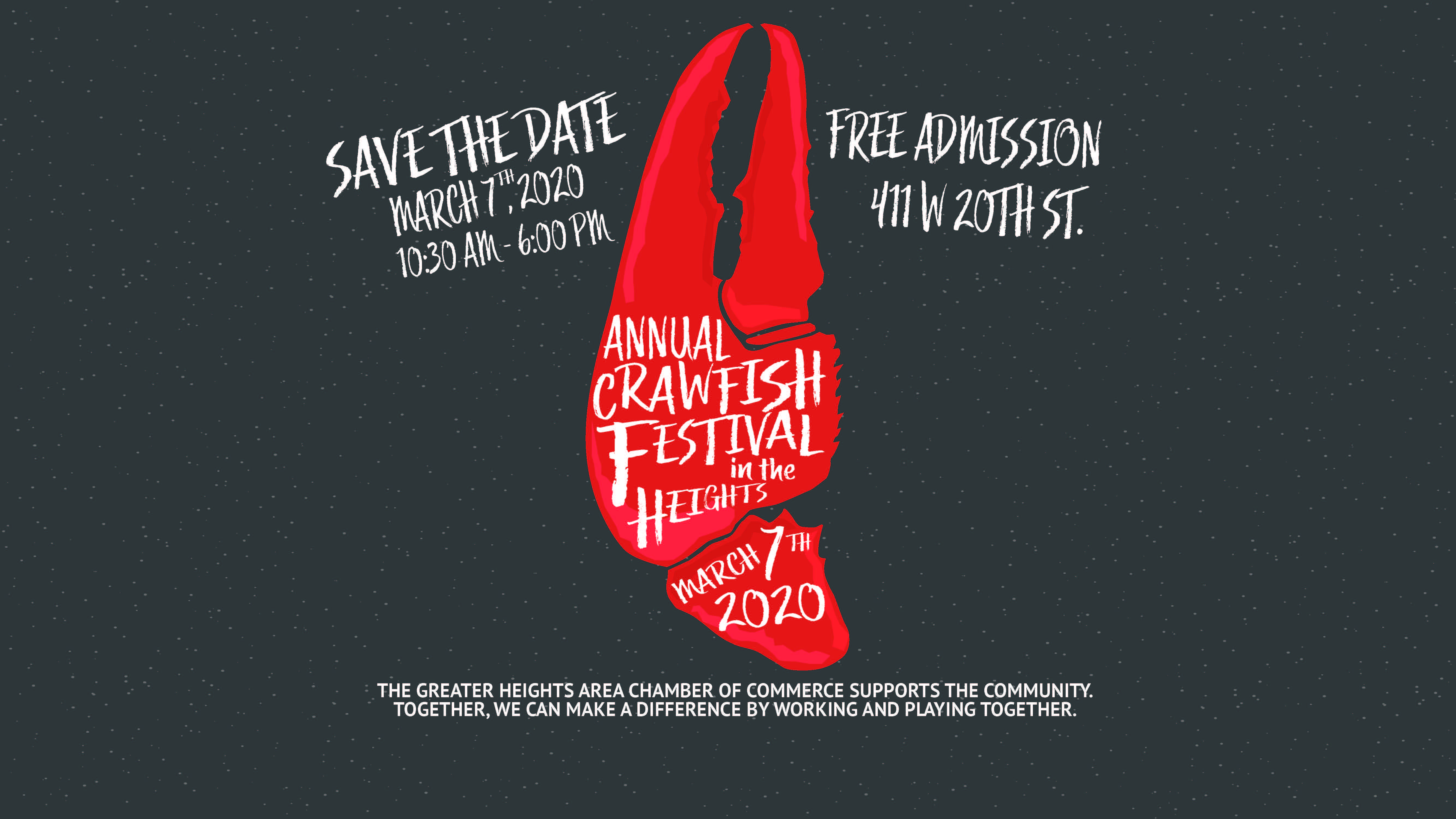 Heights Crawfish Festival - OFFICIAL - 7 MAR 2020