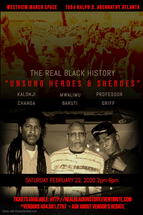 The Real Black History: Unsung Heroes and Sheroes