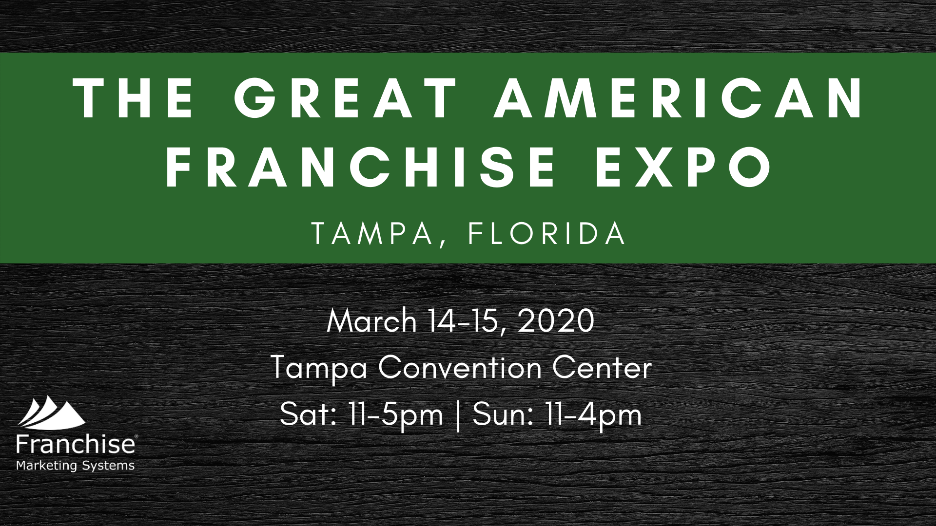 The Great American Franchise Expo: Tampa, FL