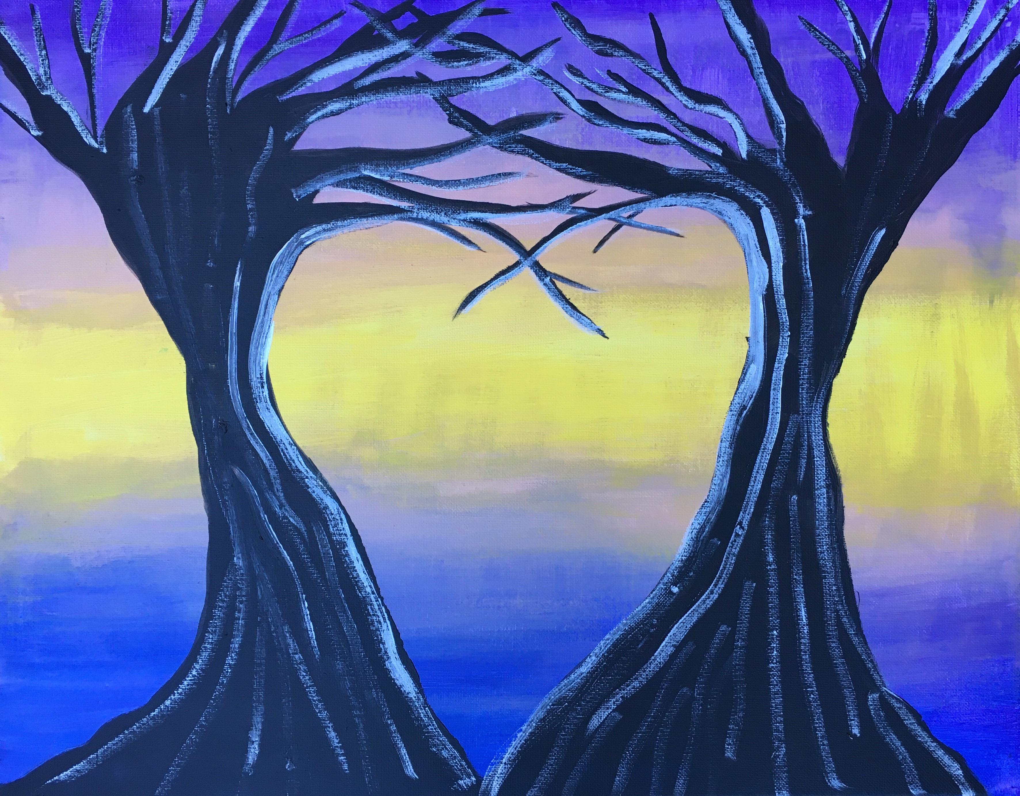 Paint and Sip Event Trees of Love