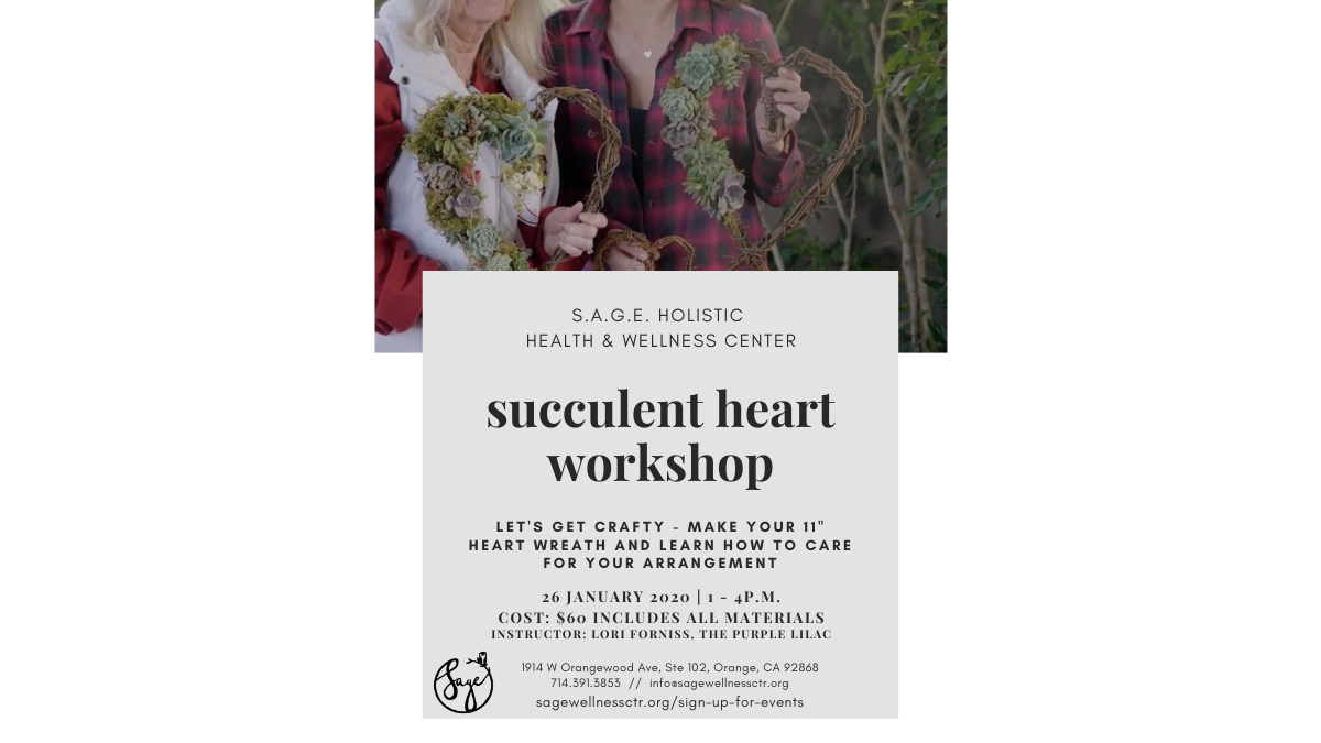 Succulent Heart Workshop