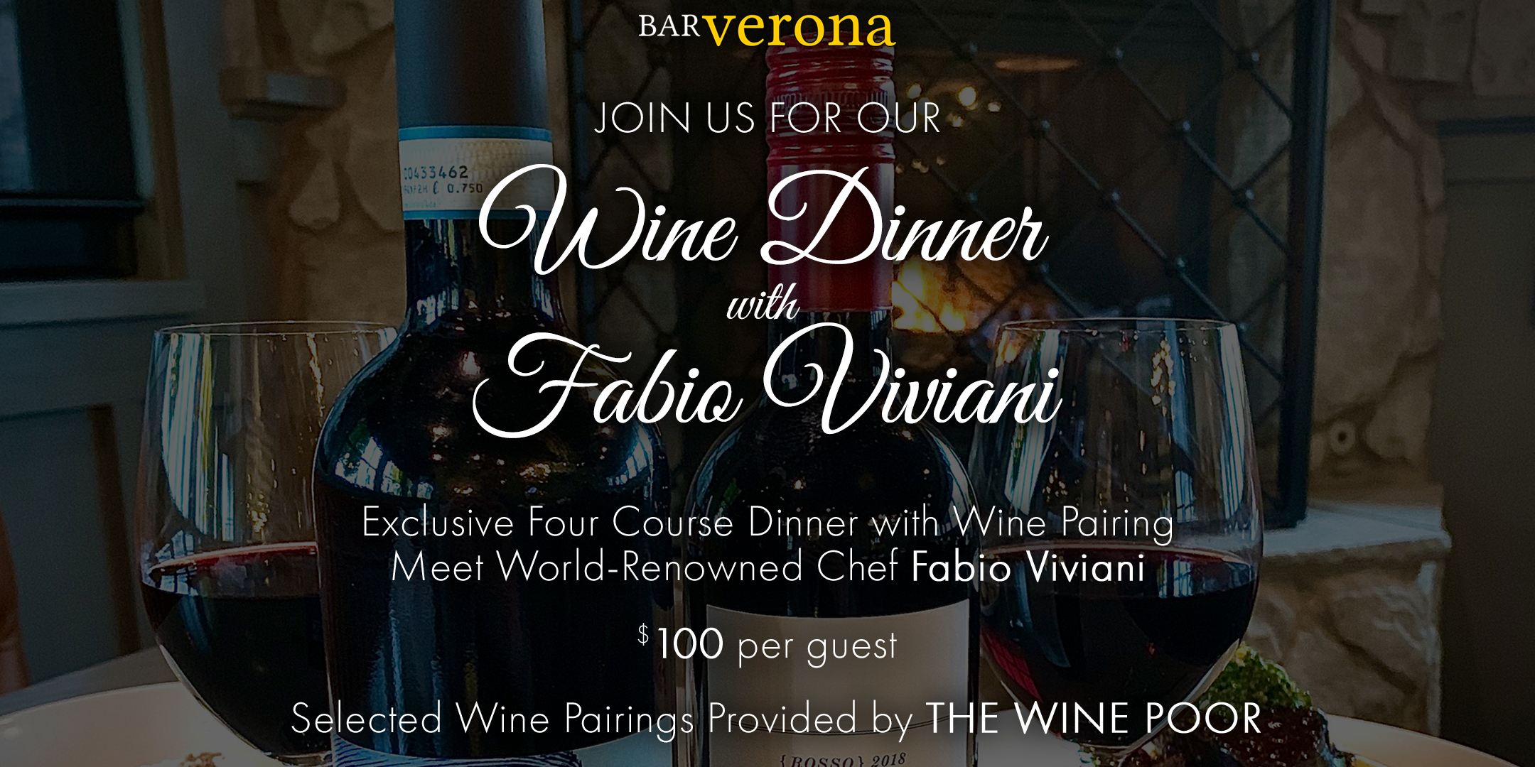 Bar Verona Commerce Township Wine Dinner with Fabio Viviani