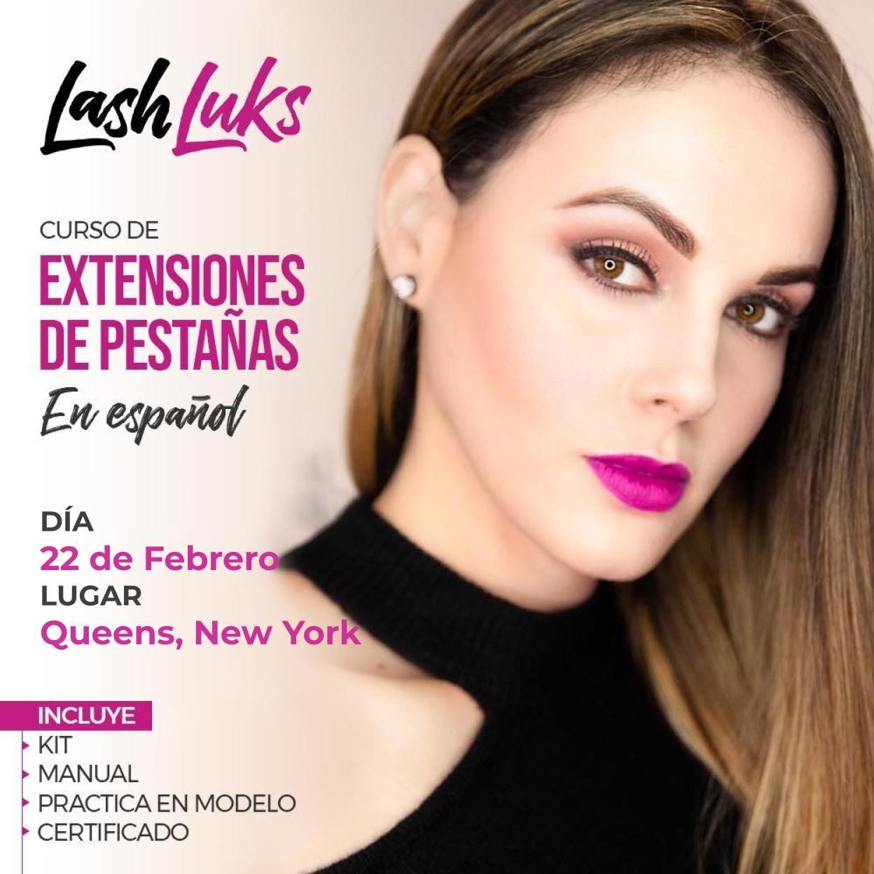 Curso de Extensiones de Pestañas - Queens , New York