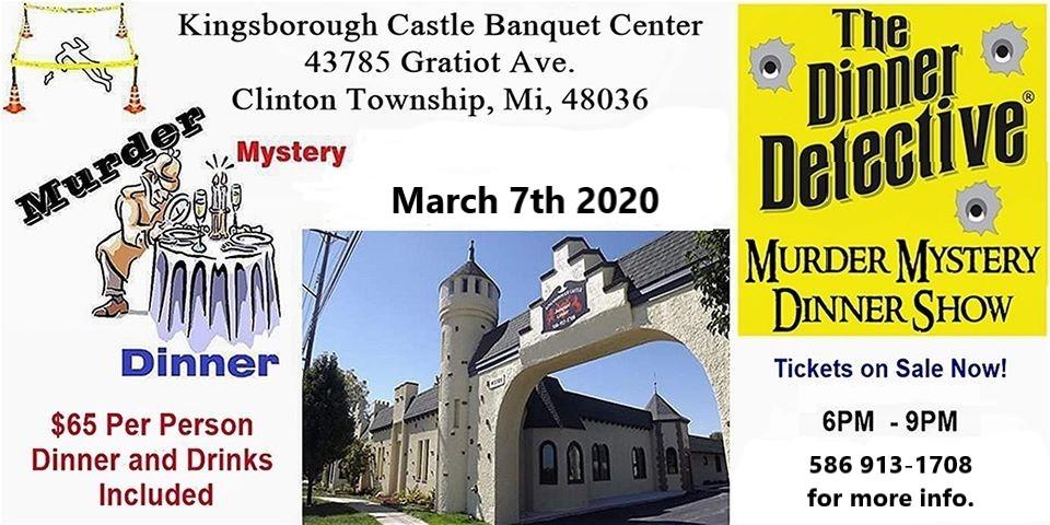 Murder Mystery Dinner Show, March 7th 2020 - 7 MAR 2020