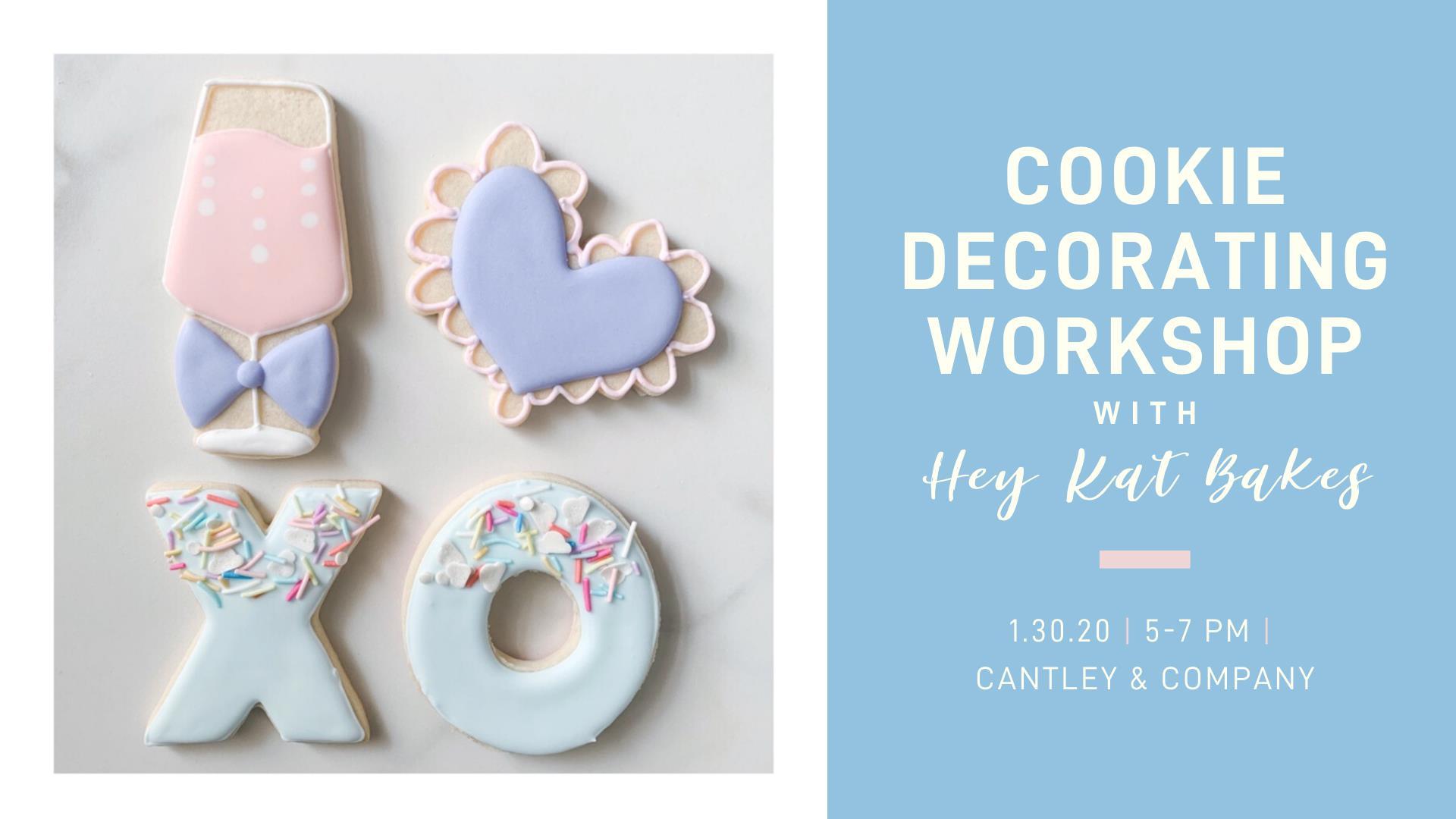 Cookie Decorating Workshop with Hey Kat Bakes