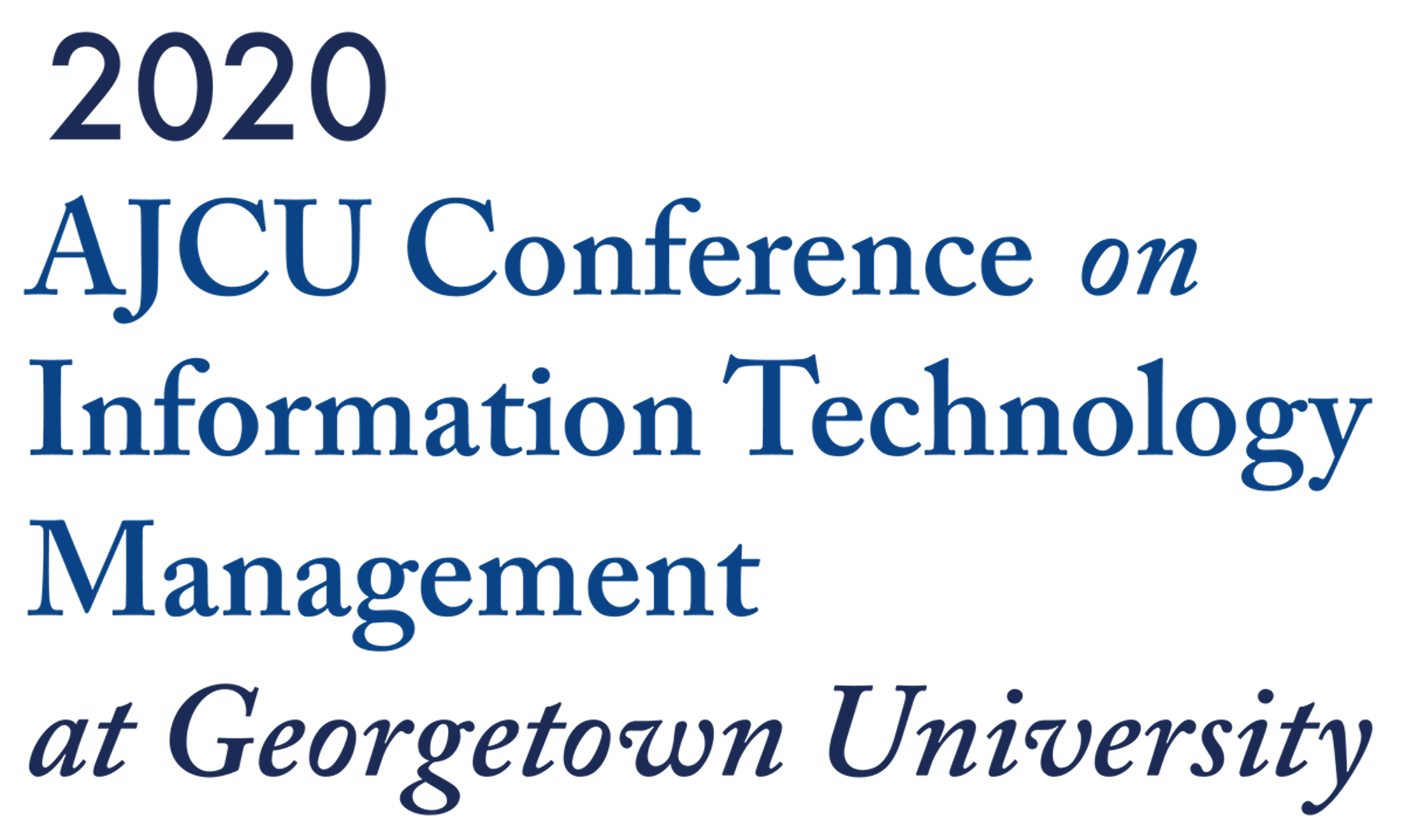AJCU CITM 2020 Conference at Georgetown University