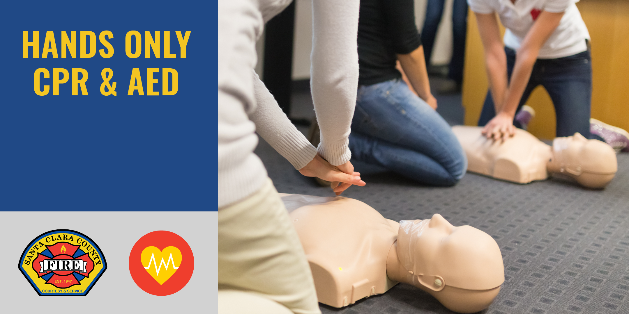 FREE Hands Only CPR & AED Class | Cupertino | 1.5 hrs