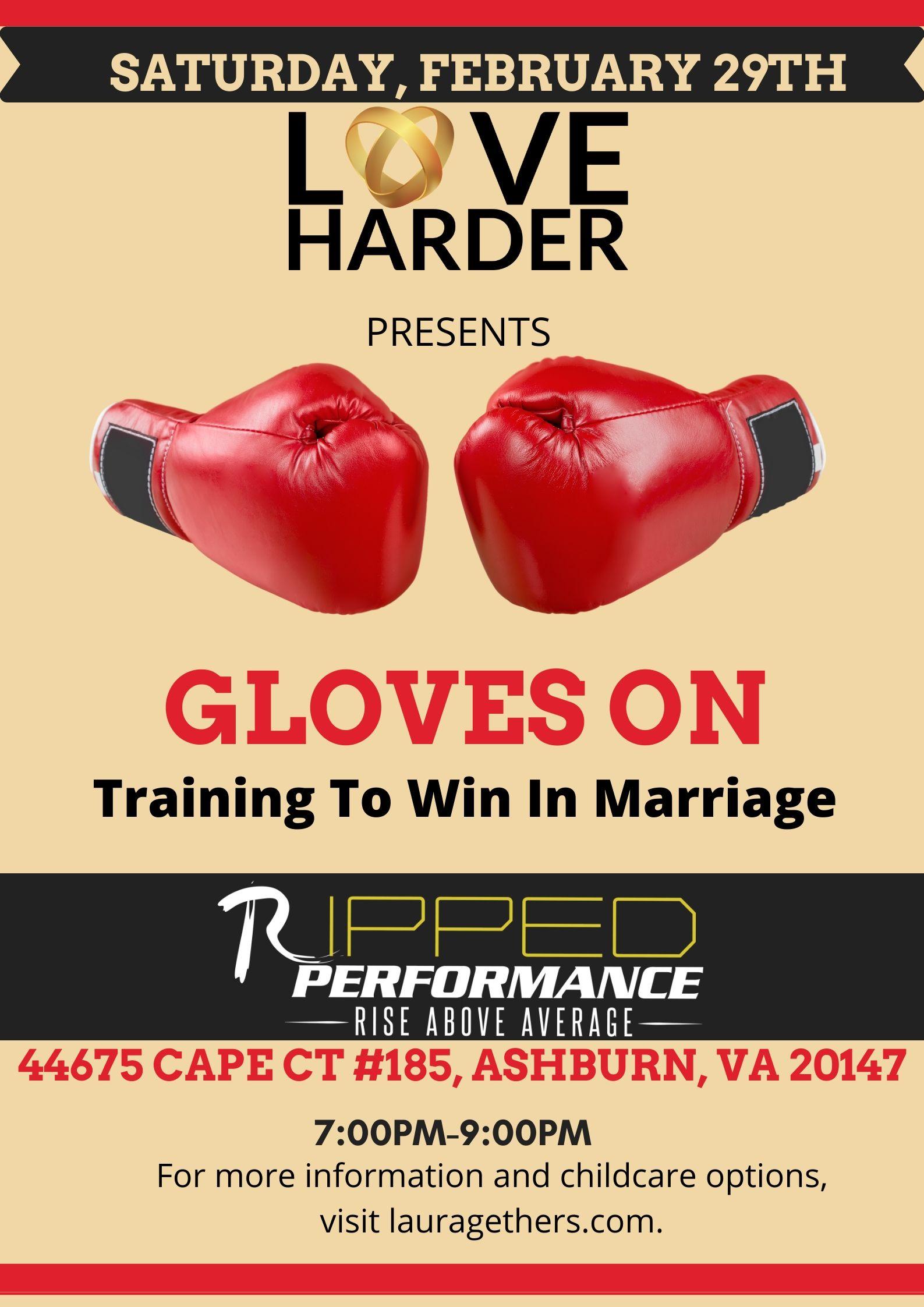 Gloves On, Training to Win in Marriage