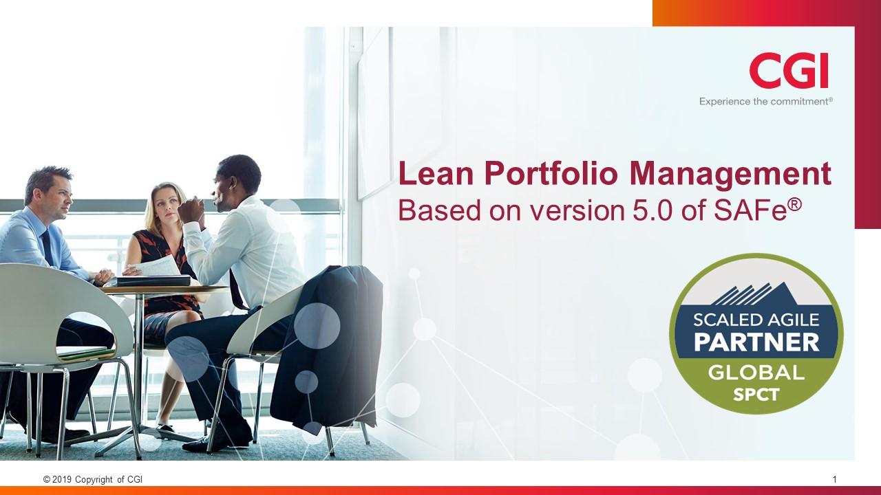 Lean Portfolio Management for SAFe 5.0 (LPM)