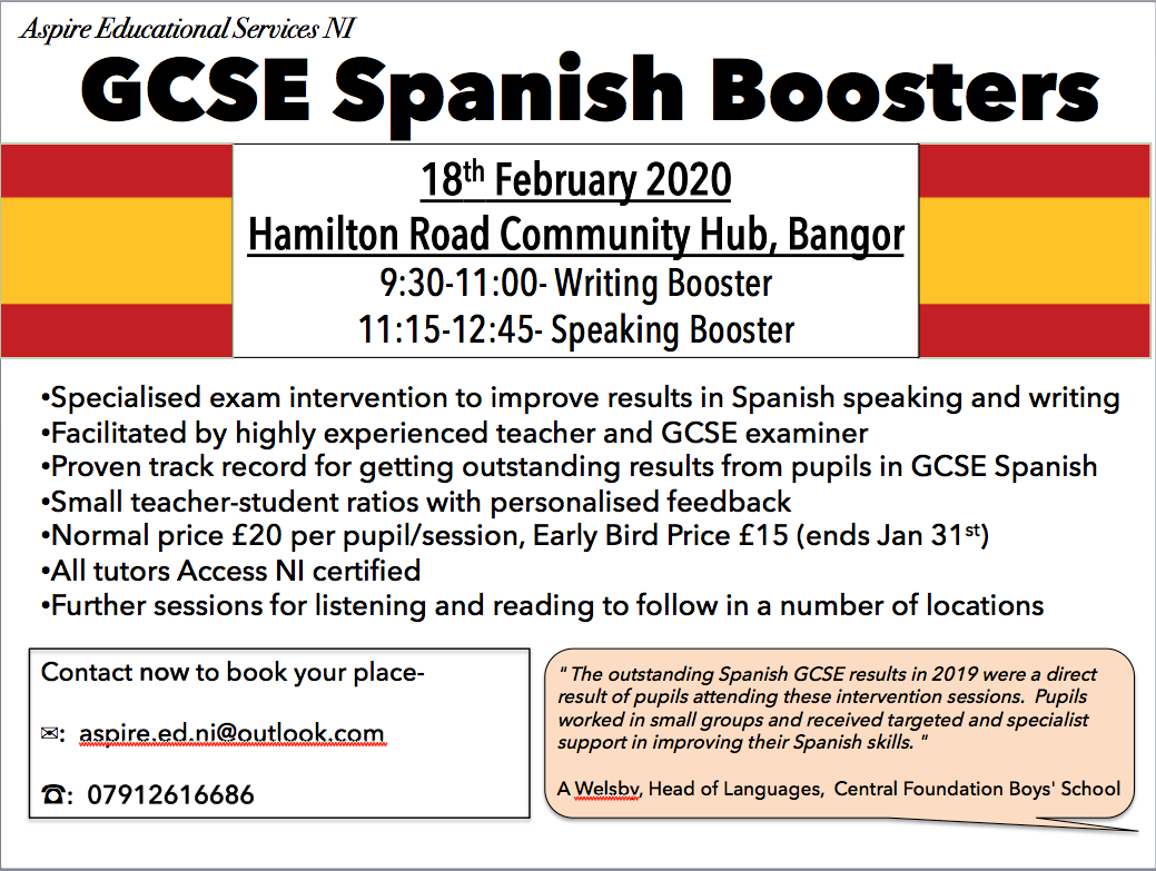 Spanish CGSE Speaking Booster