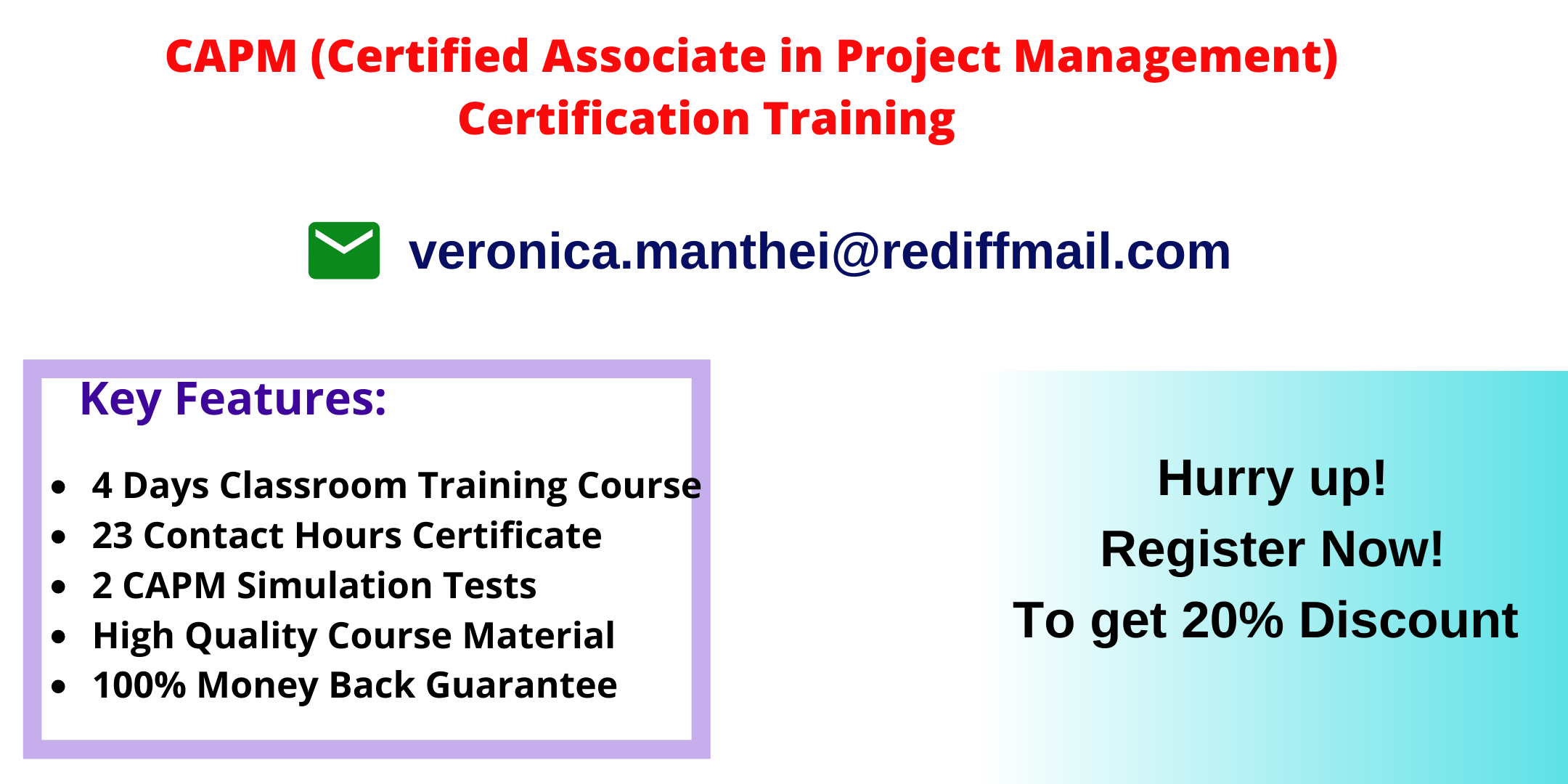 CAPM Certification Training In Chattanooga, TN