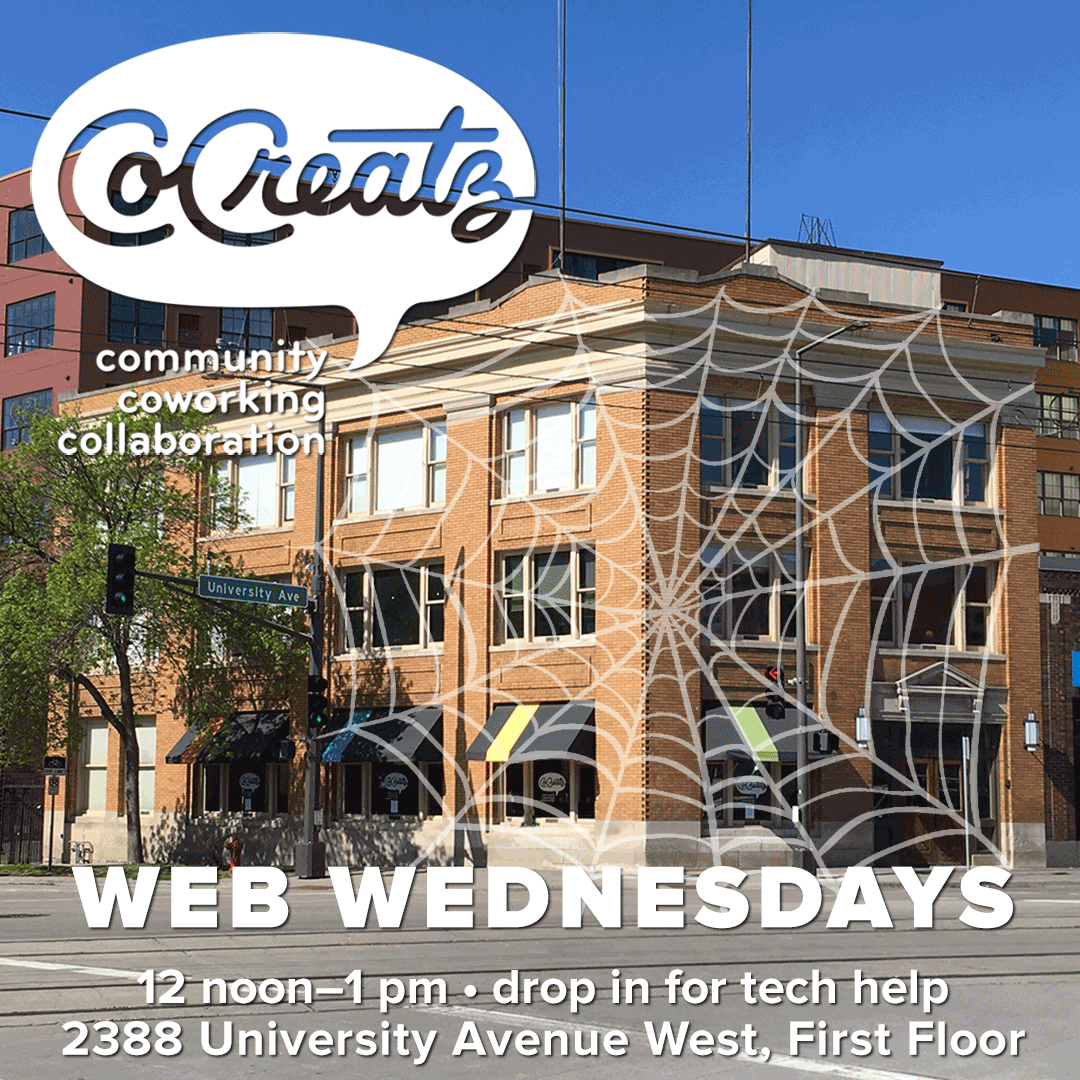 Web Wednesdays at CoCreatz