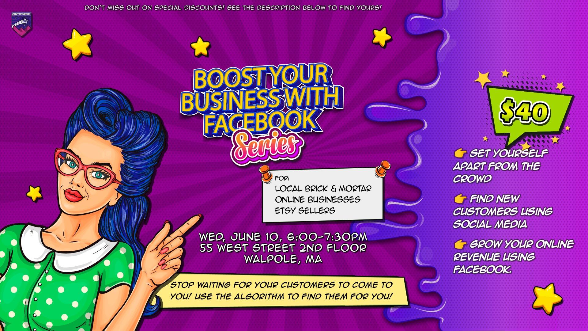 Boost Your Business with Facebook, Walpole MA