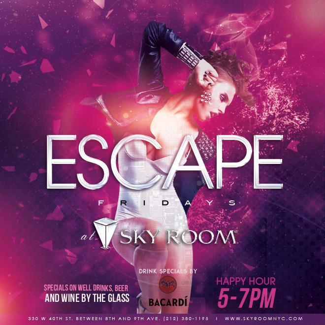 Escape Fridays at Sky Room Free Guestlist - 2/28/2020