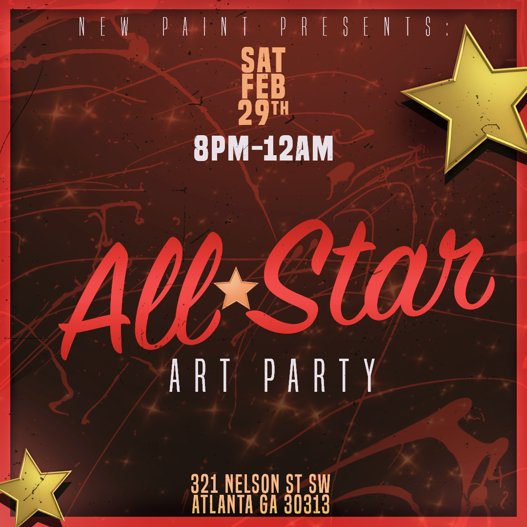 New Paint Presents: The All-Star Art Party & Showcase