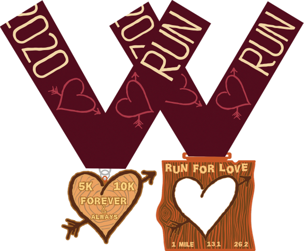 2020 Run 4 Love 1M, 5K, 10K, 13.1, 26.2 -Denver