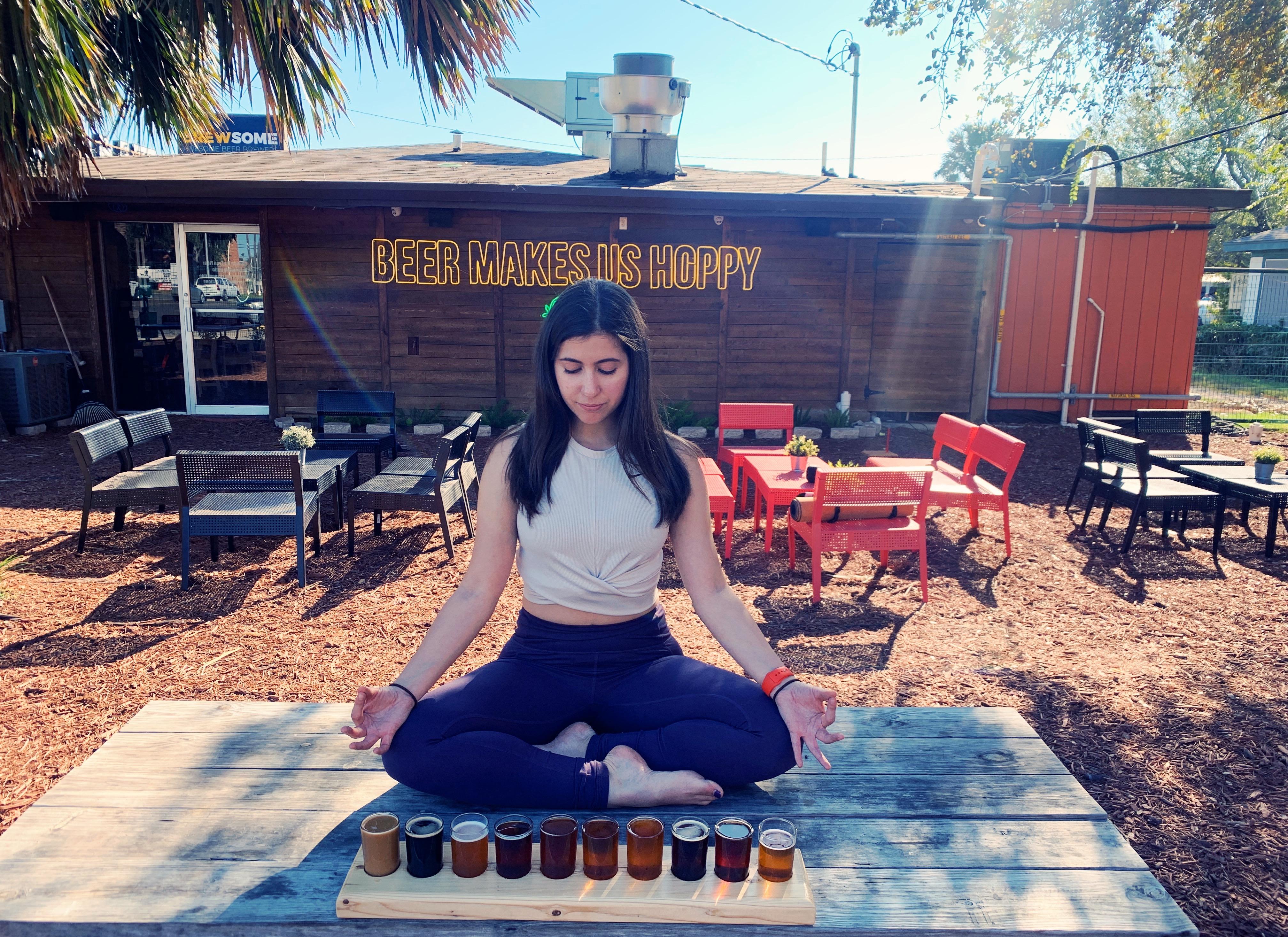 (Saturday- Feb 1) Beer Yoga at Brewsome Brewery!