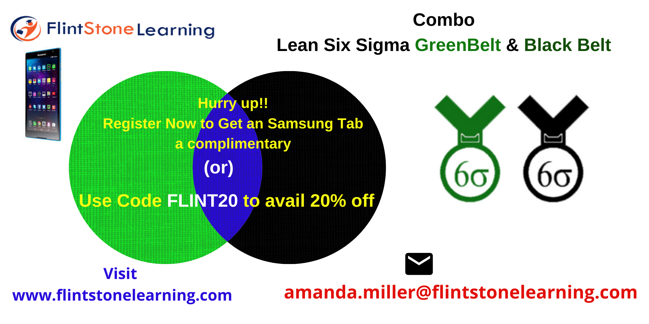 Combo Lean Six Sigma Green Belt & Black Belt Certification Training in Sparks, NV
