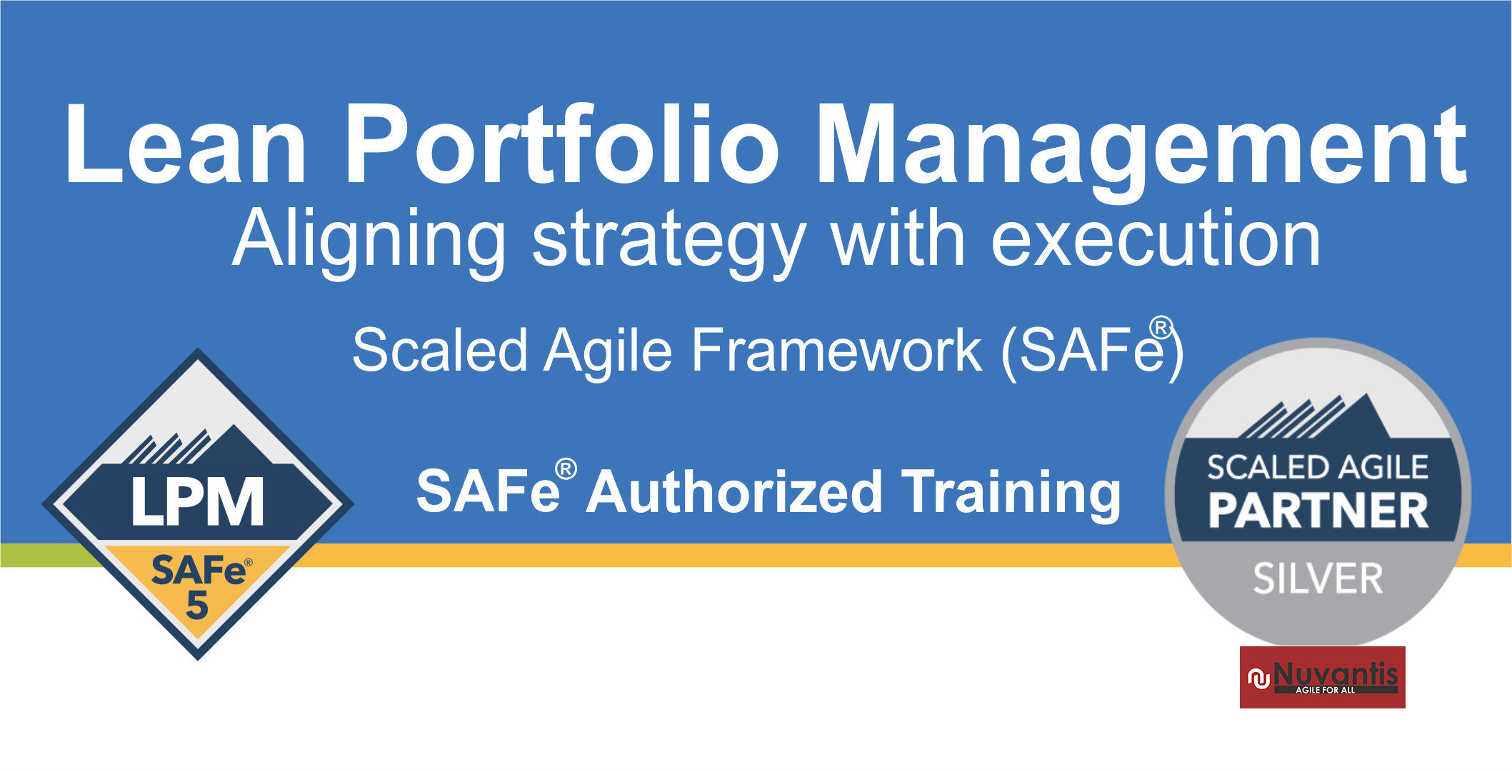 NEW - SAFe® Lean Portfolio Management 5.0 (Edison, NJ) - Confirmed to Run