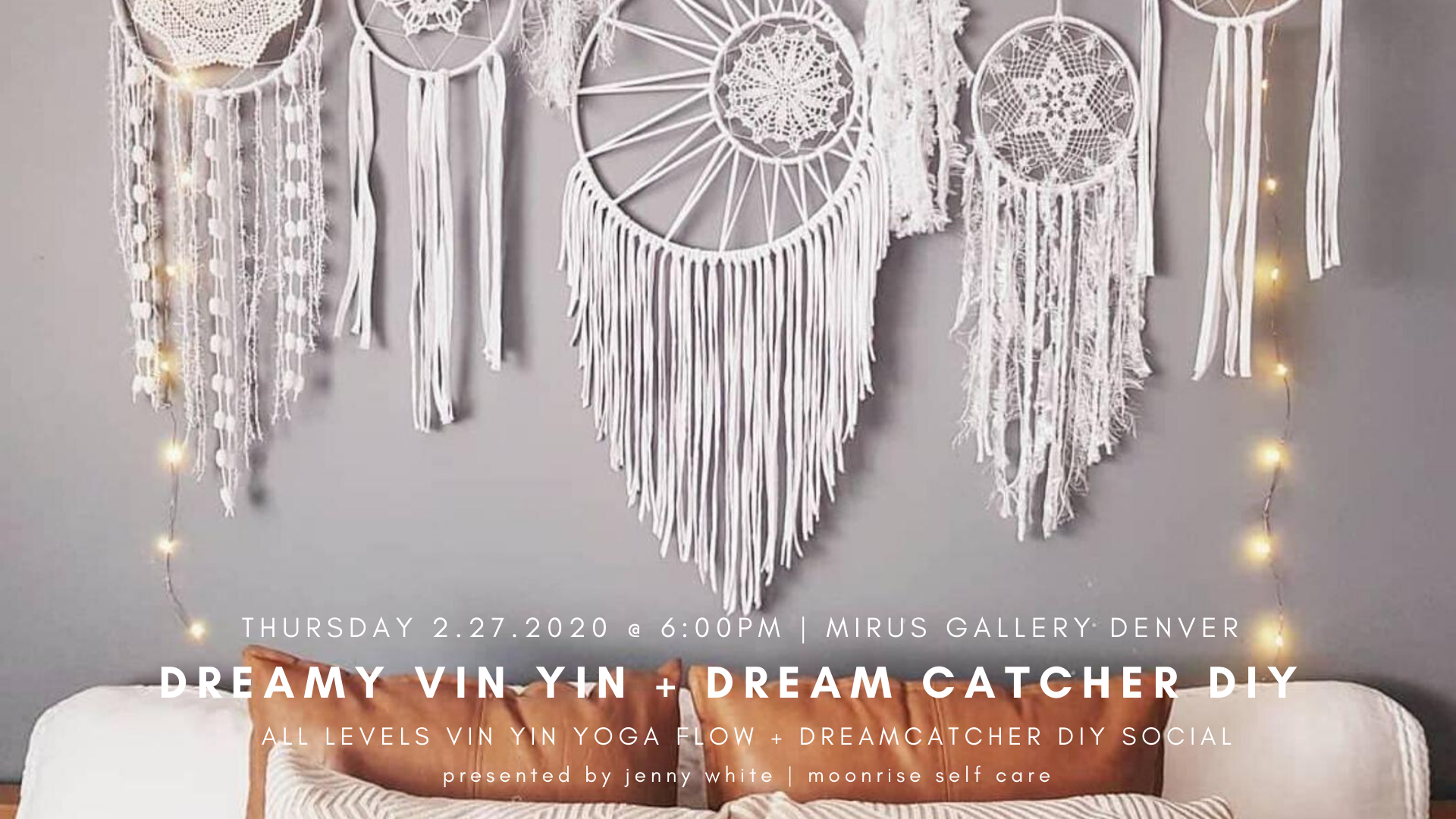 DREAMY All Levels Vin Yin Yoga Flow + Dream Catcher DIY