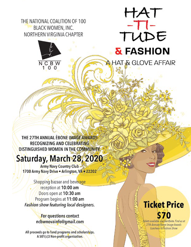 27th Annual Ebone Image Awards - National Coalition of 100 Black Women, Inc., Northern Virginia Chapter