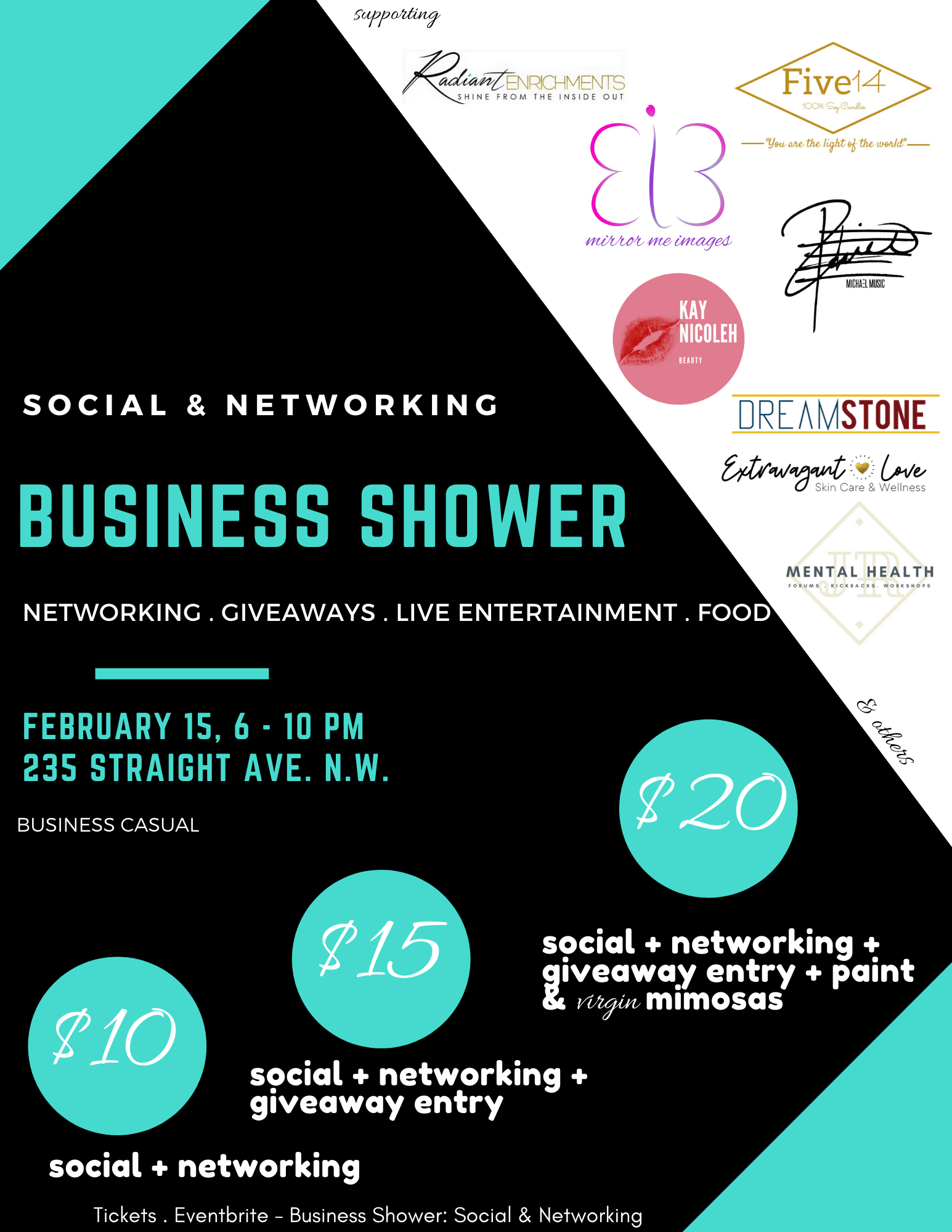 Business Shower: Social & Networking