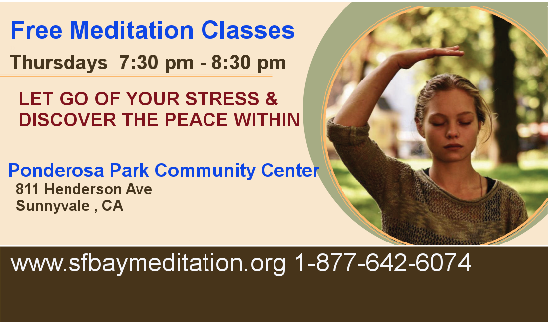  Free Meditation Classes in Sunnyvale , CA