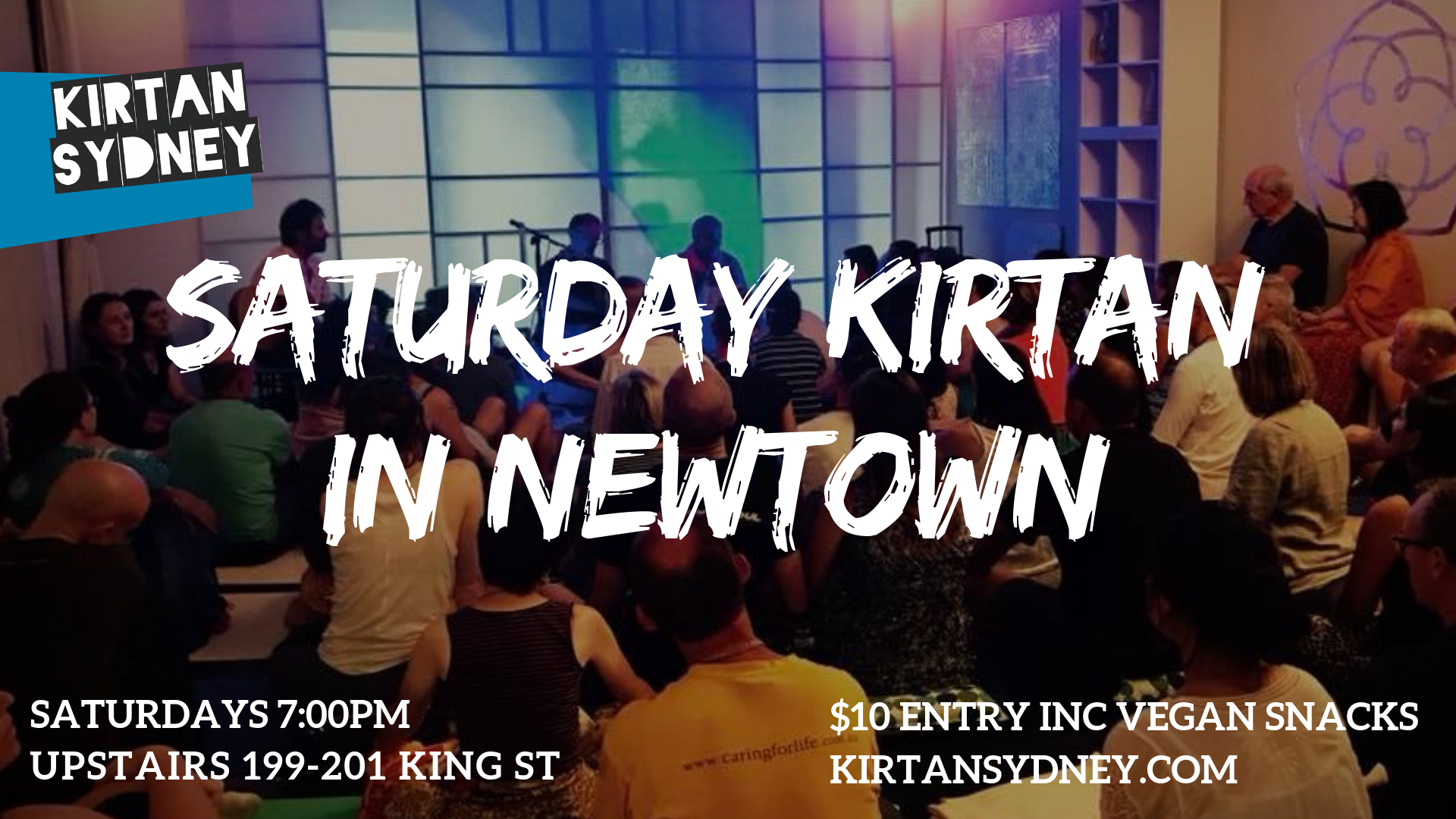 Saturday Kirtan in Newtown - Mantra Music Meditation - Kirtan Sydney 