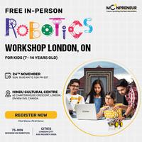 Robotics Workshop For Kids, London, ON (7-14 yrs) Nov 24th