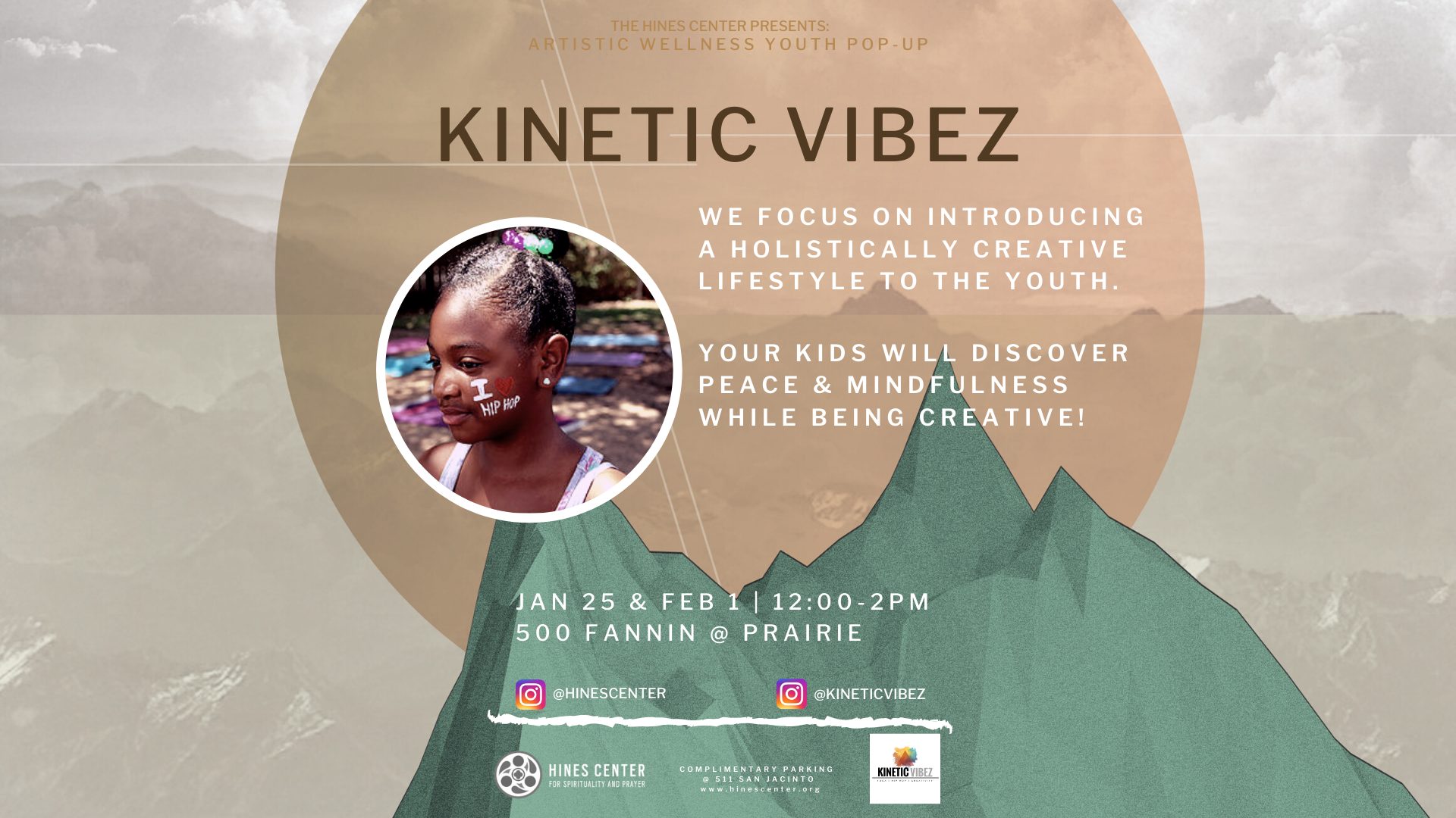 Kinetic Vibez: Artistic Wellness Youth Pop-Up