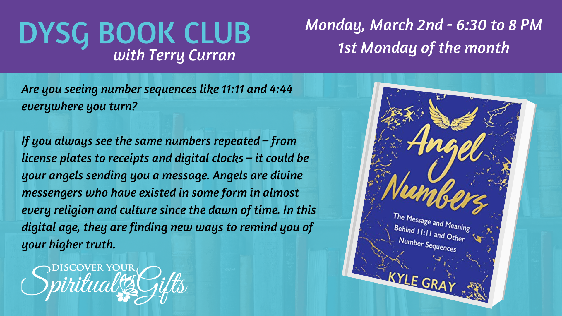Monthly Book Club: Angel Numbers by Kyle Gray