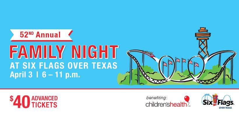 Family Night at Six Flags Sponsorships