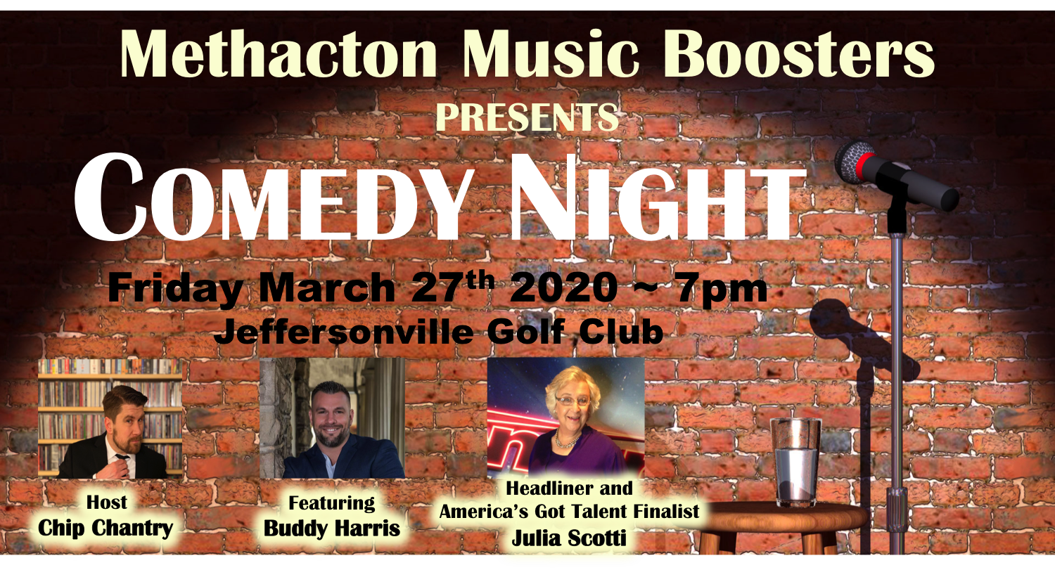 COMEDY NIGHT 2020 by Methacton Music Boosters