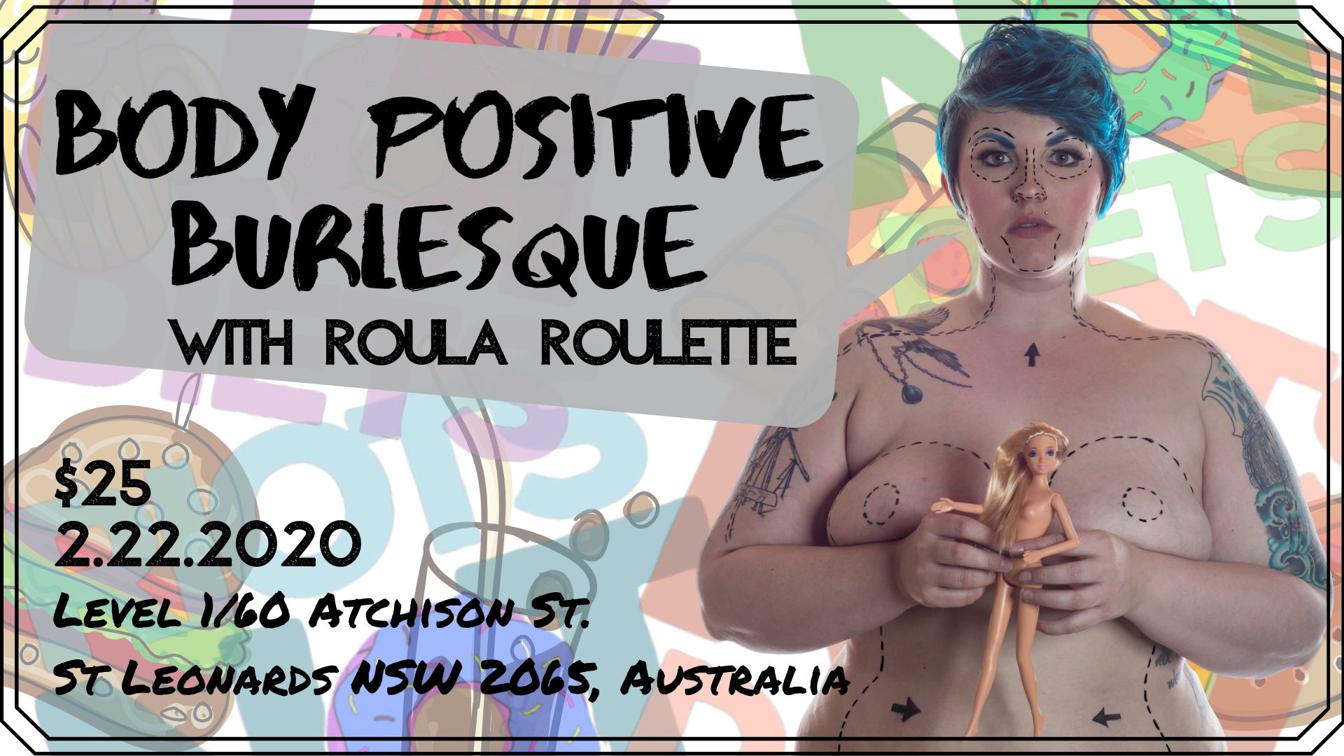 Body Positive Burlesque! with Roula Roulette