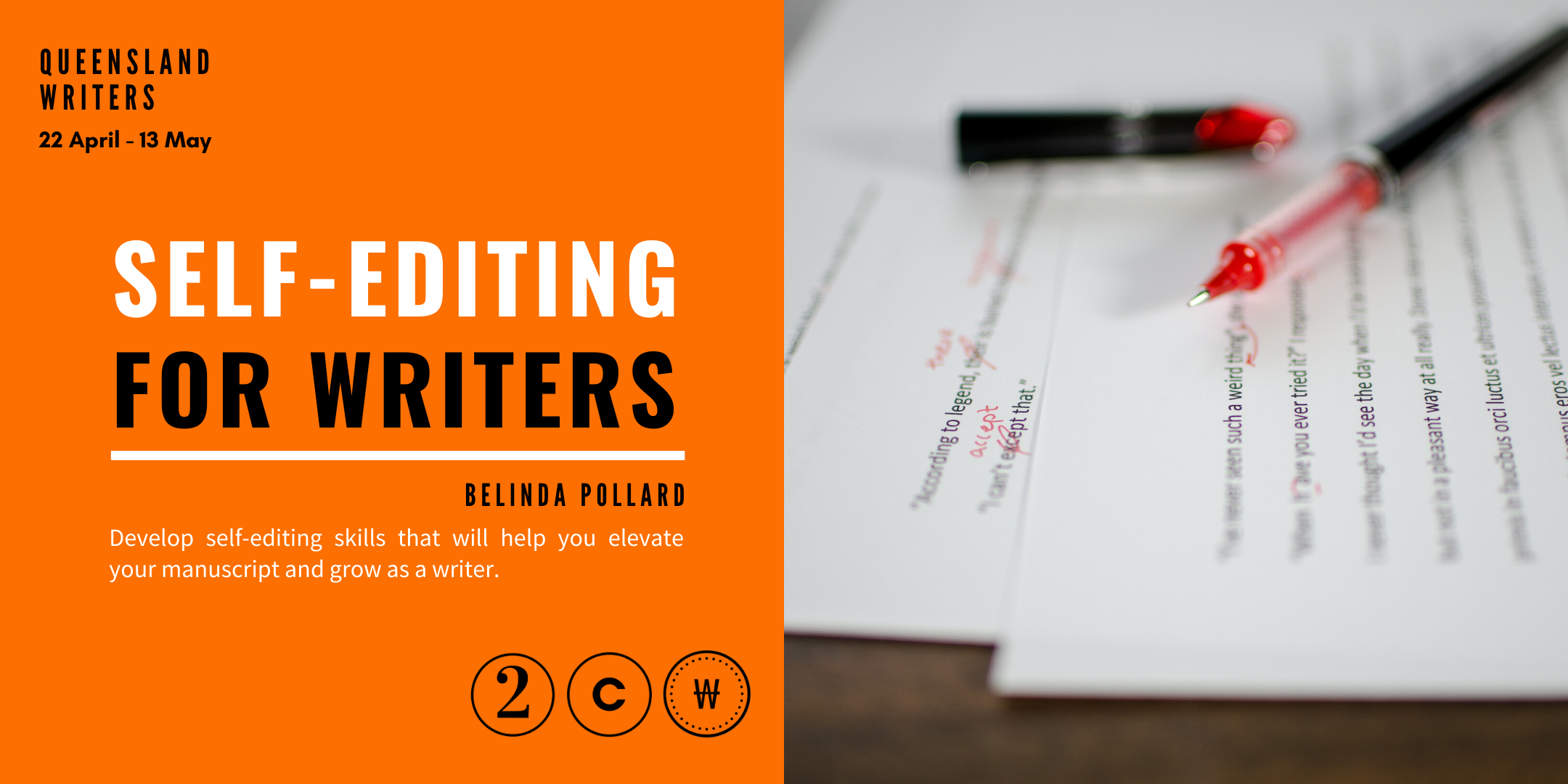 Self-Editing for Writers with Belinda Pollard