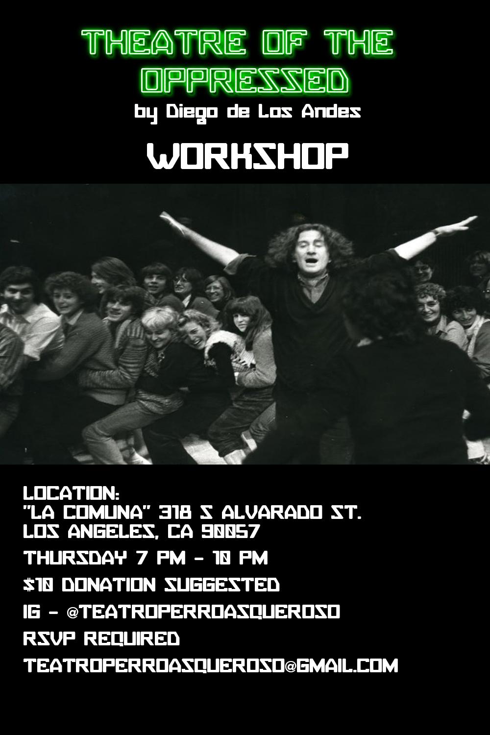 THEATRE OF THE OPPRESSED WORKSHOP