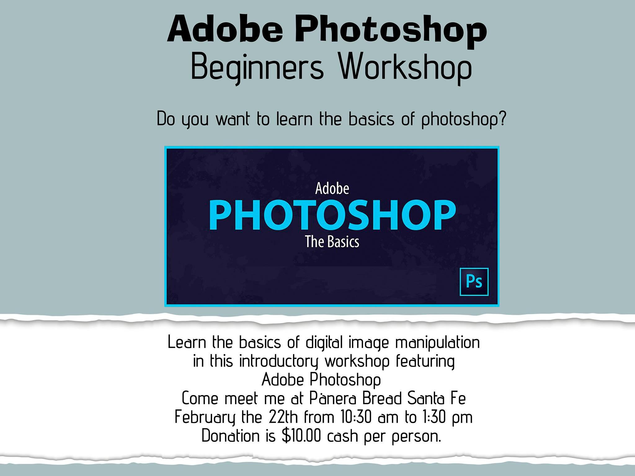 Learn the basics of Adobe Photoshop
