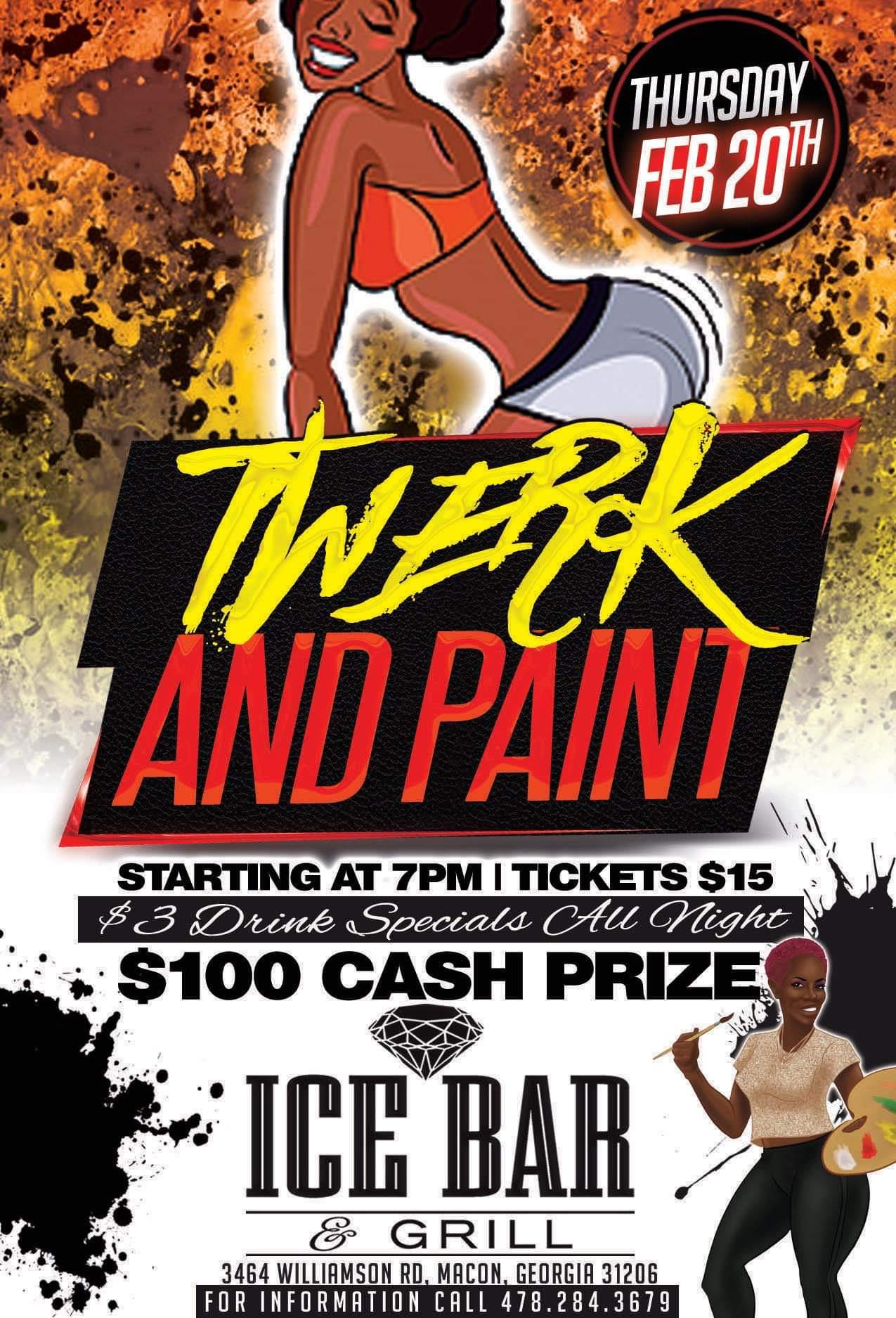 Twerk and Paint - 20 FEB 2020