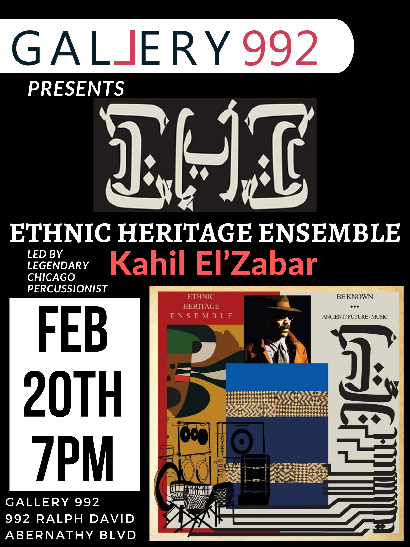 Kahil El’Zabar and the Ethnic Heritage Ensemble