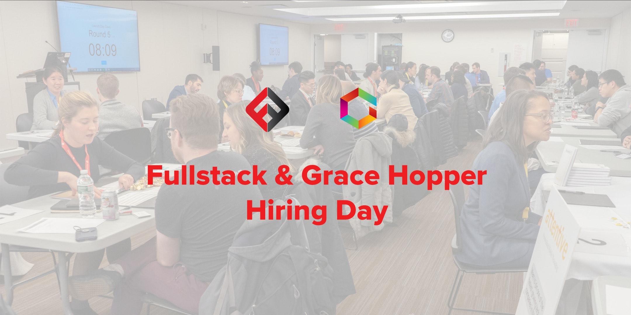 Fullstack Academy & Grace Hopper Program Hiring Day