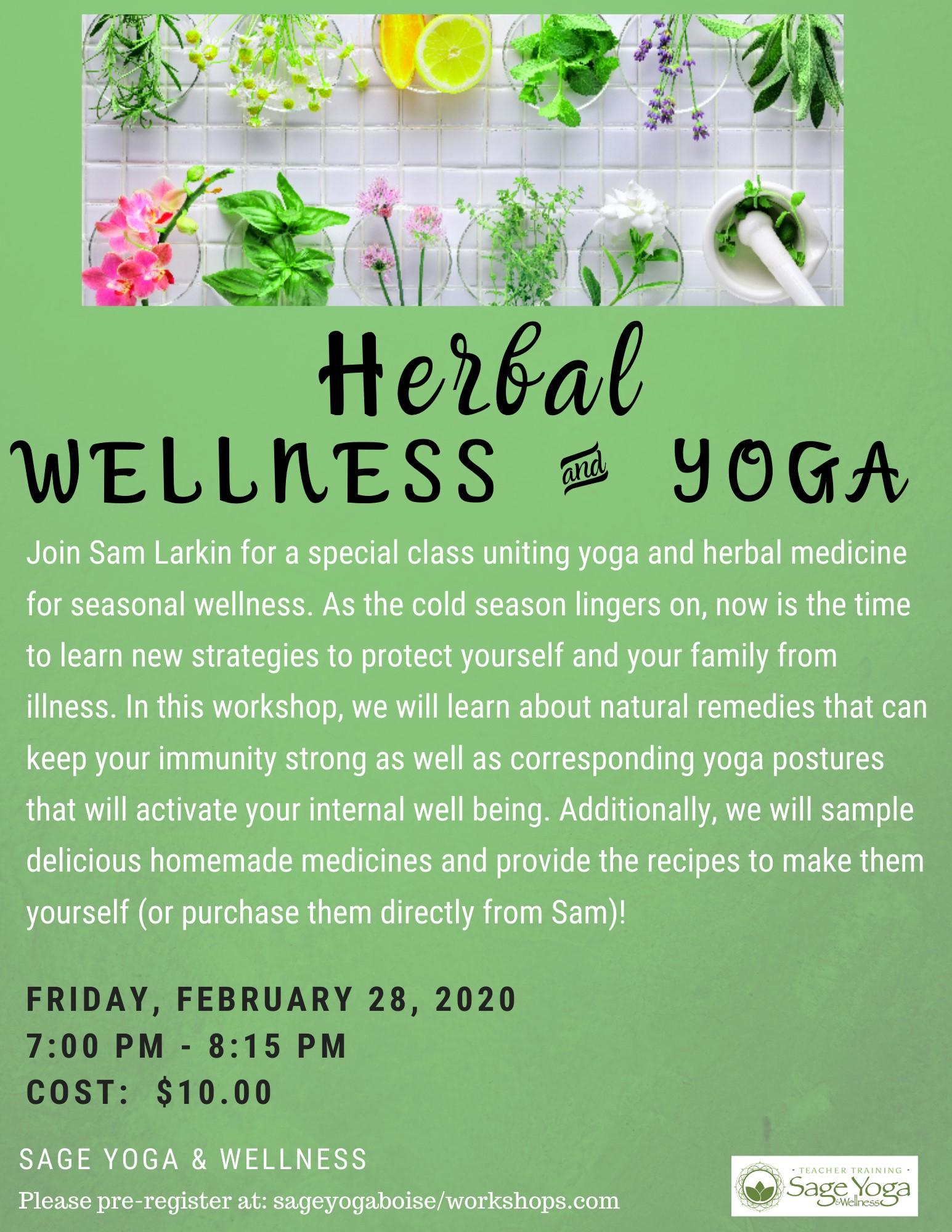 Herbal Wellness and Yoga